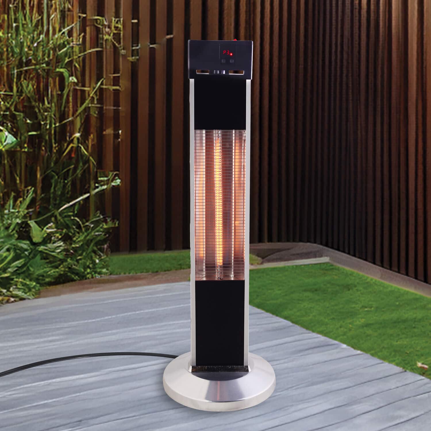 Lifesmart - Outdoor Infrared Tower Heater - Black - Image 8