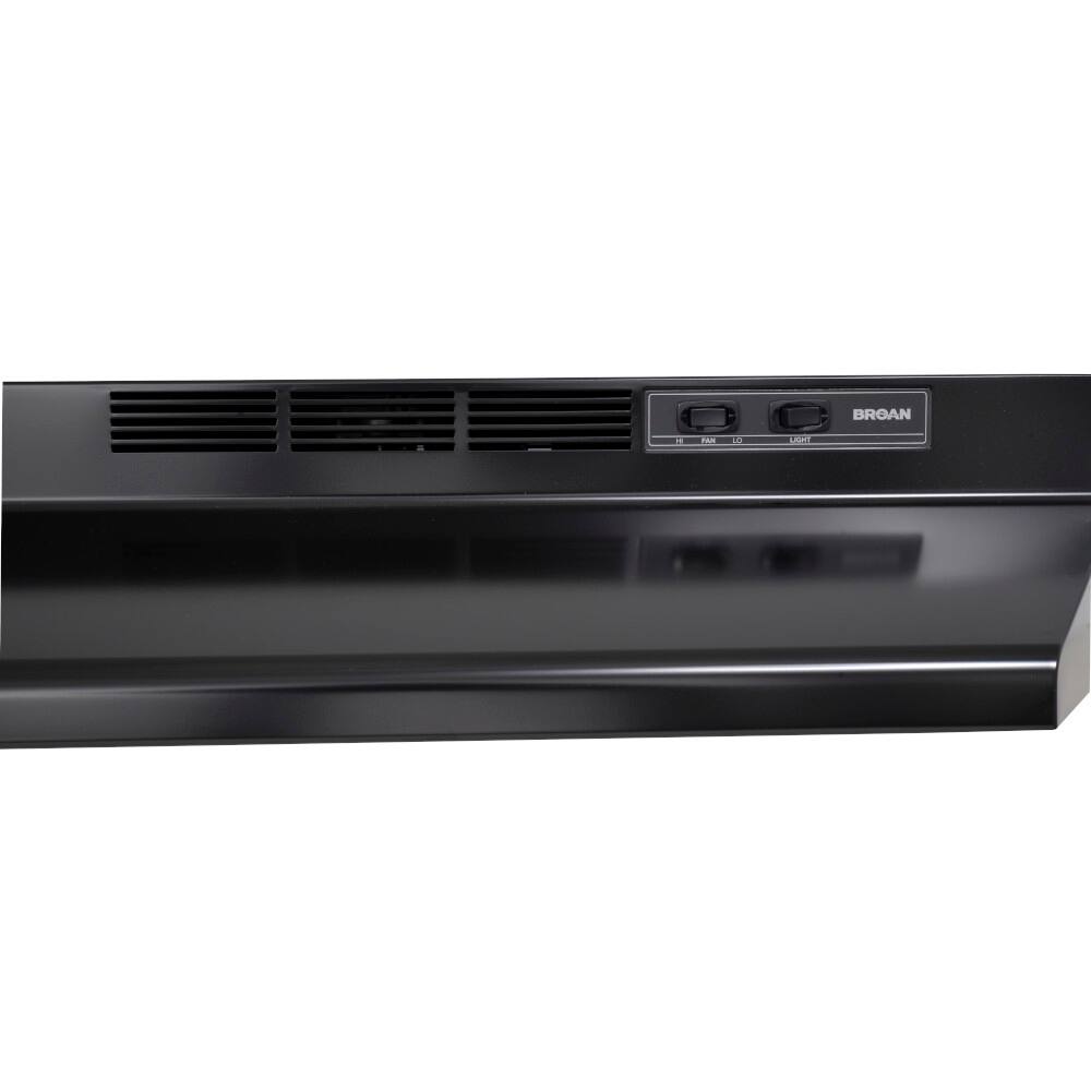 Broan - 30 inches - Convertible - Under cabinet Range Hood - Black - Image 7