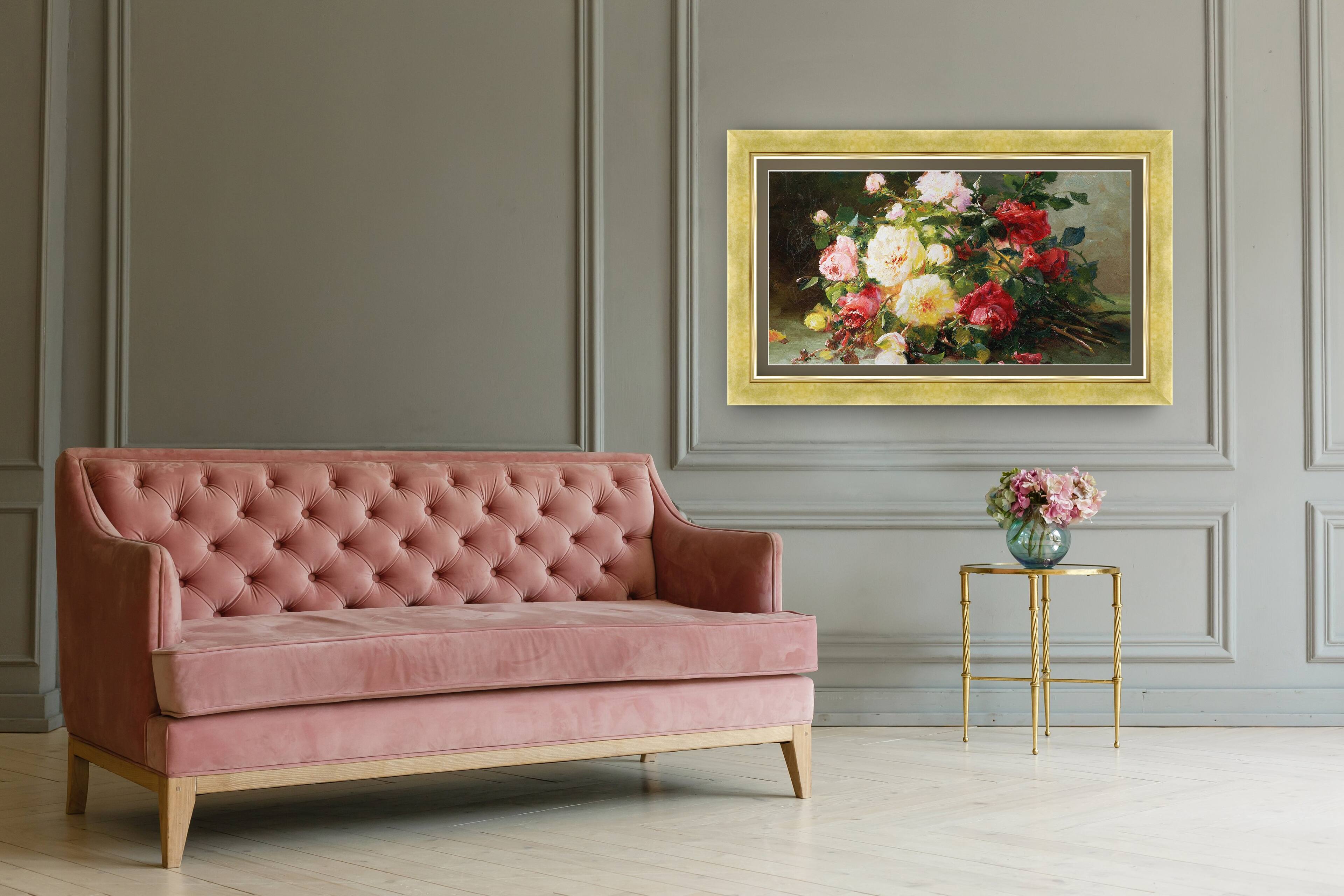 Deco TV Frames - Premiere Bezel for Samsung the Frame TV - 43" - Contemporary Gold - Image 2