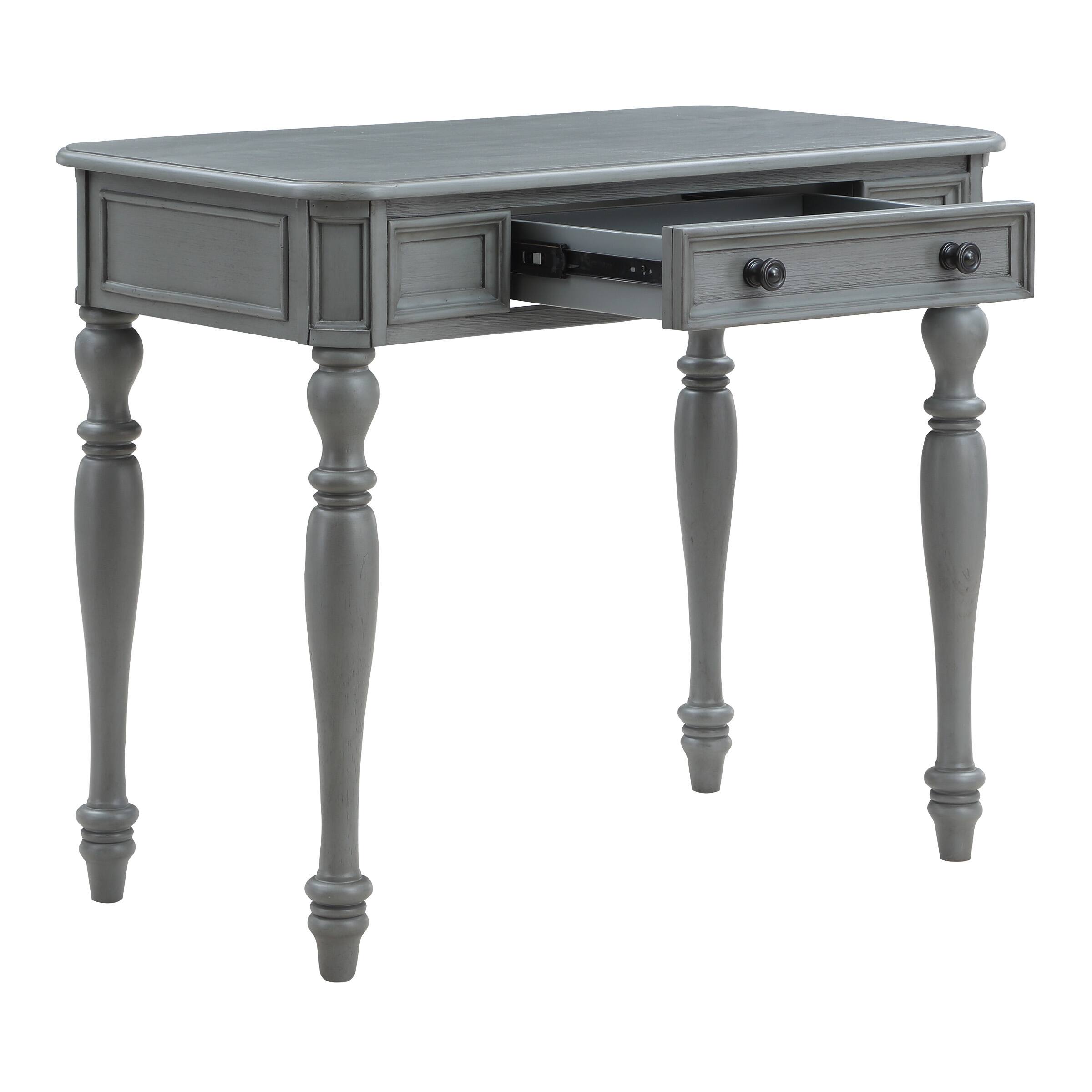 OSP Home Furnishings - Country Meadows 36" Desk - Plantation Grey - Image 5