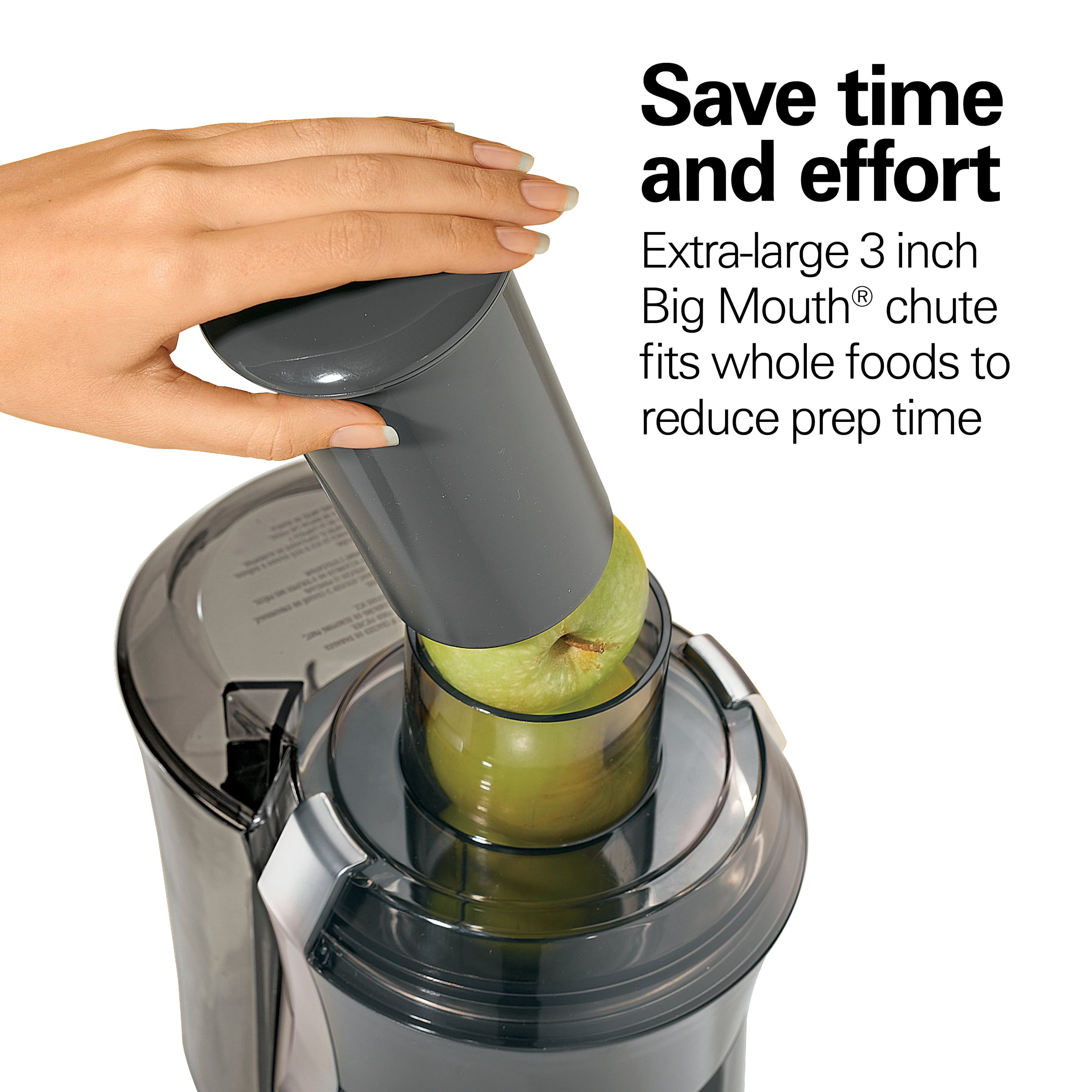 Hamilton Beach - Big Mouth Pro 800 Watt Juice Extractor - Black - Image 3