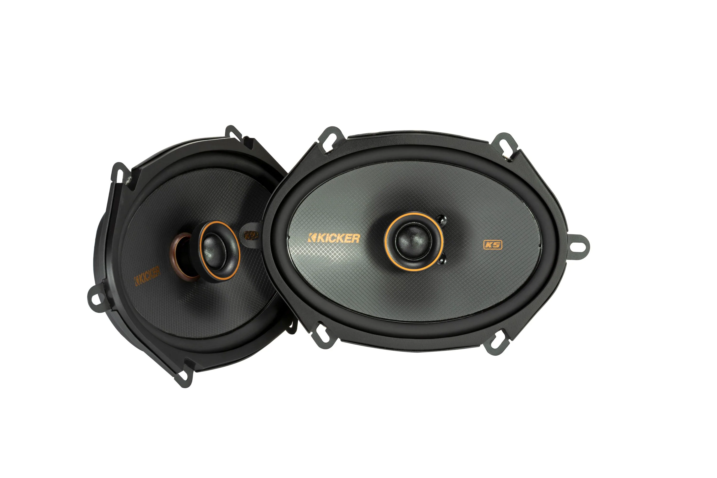 KICKER - KS Series 6" x 8" 2-Way Car Speakers with Polypropylene Cones (Pair) - Black - Image 6