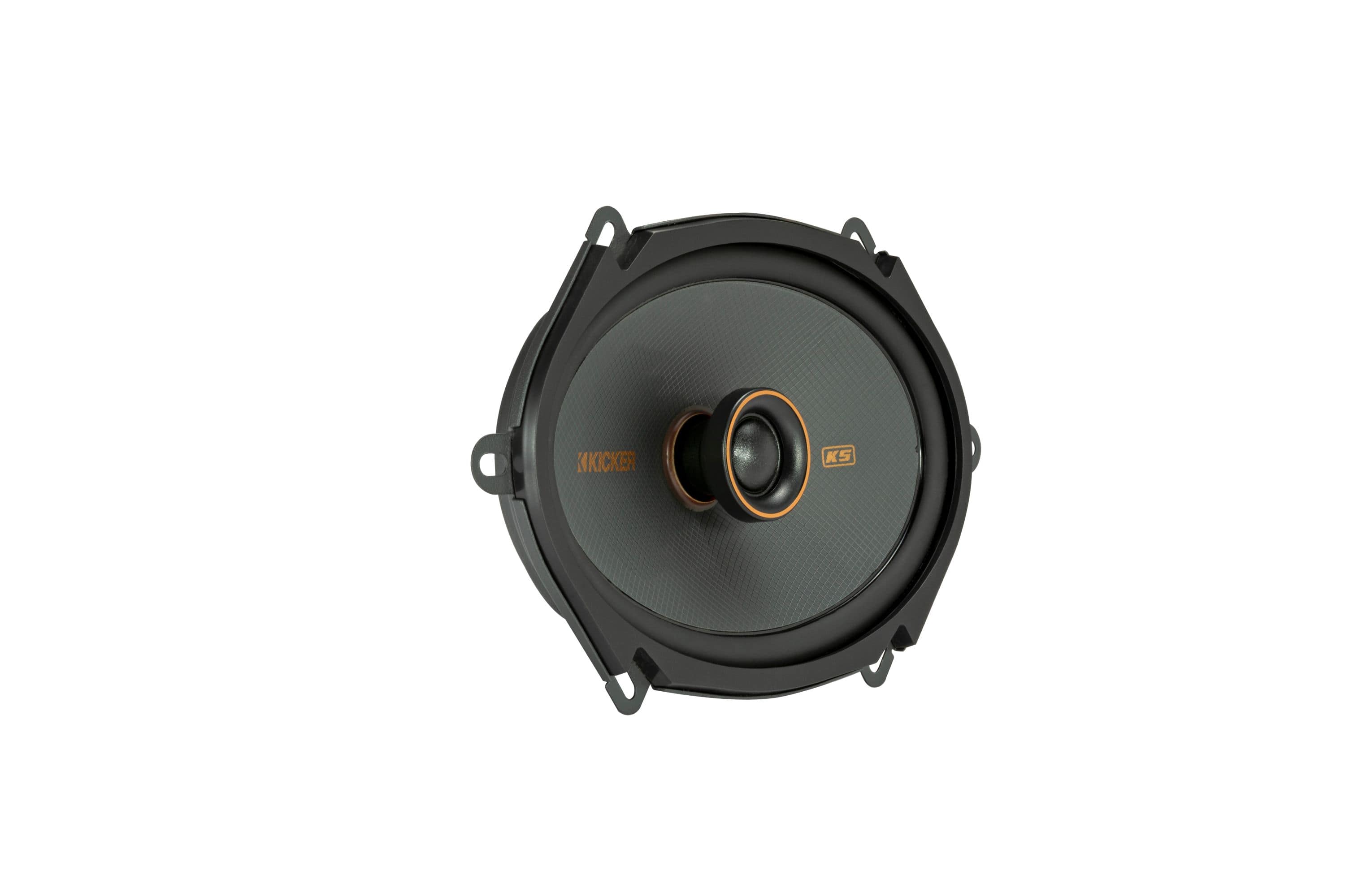 KICKER - KS Series 6" x 8" 2-Way Car Speakers with Polypropylene Cones (Pair) - Black - Image 3