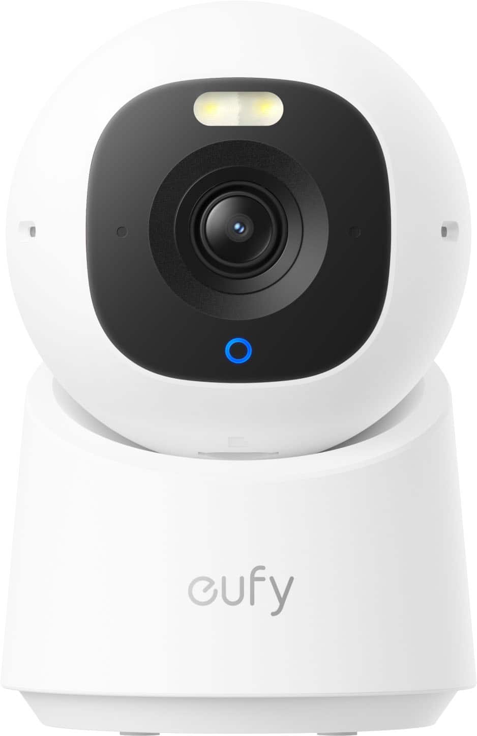 eufy - E30 Indoor Wired 4K PTZ Security Camera with Spotlight - White