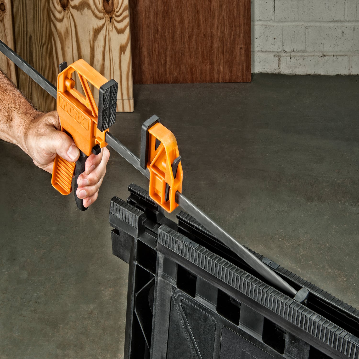 WORX - Clamping Sawhorses with Bar Clamps - Image 8