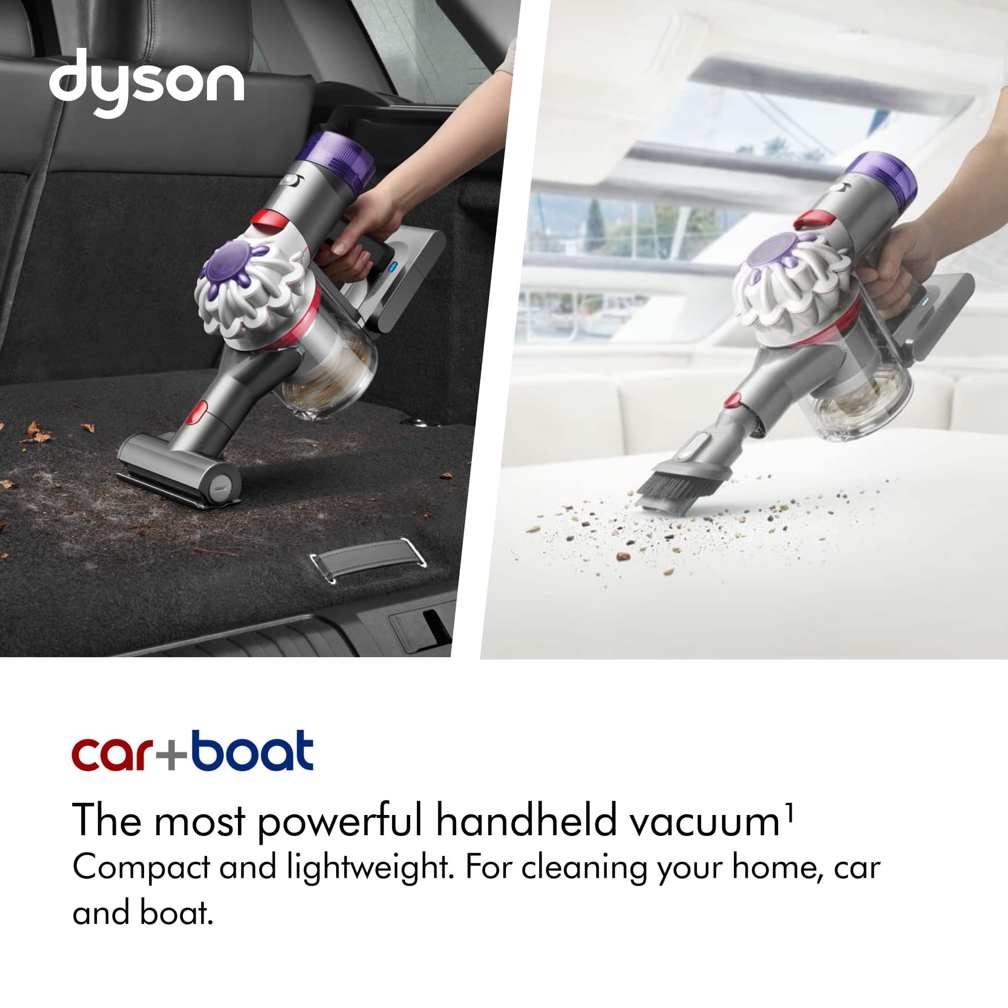 Dyson - Car+Boat Handheld Cordless Vacuum with 3 Accessories - Silver - Image 2