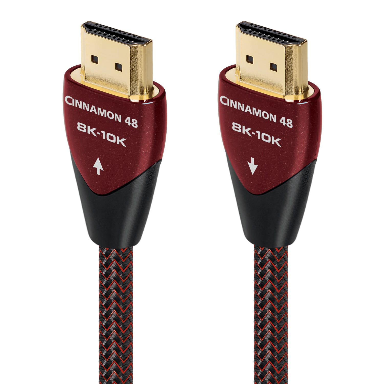 AudioQuest - Cinnamon 48 4.9' 4K-8K-10K 48Gbps HDMI Cable - Red on Black