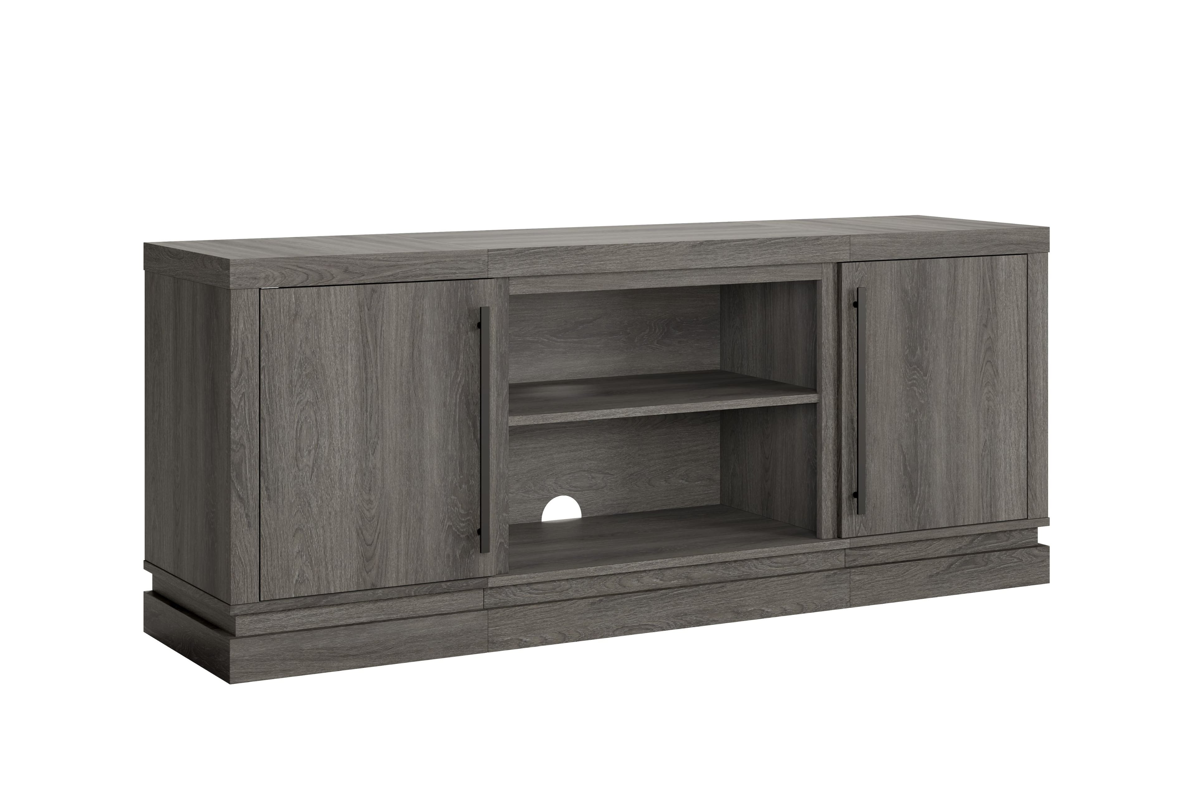 Whalen Furniture - Thannon 60" TV Console - Medium Ash Gray - Image 3