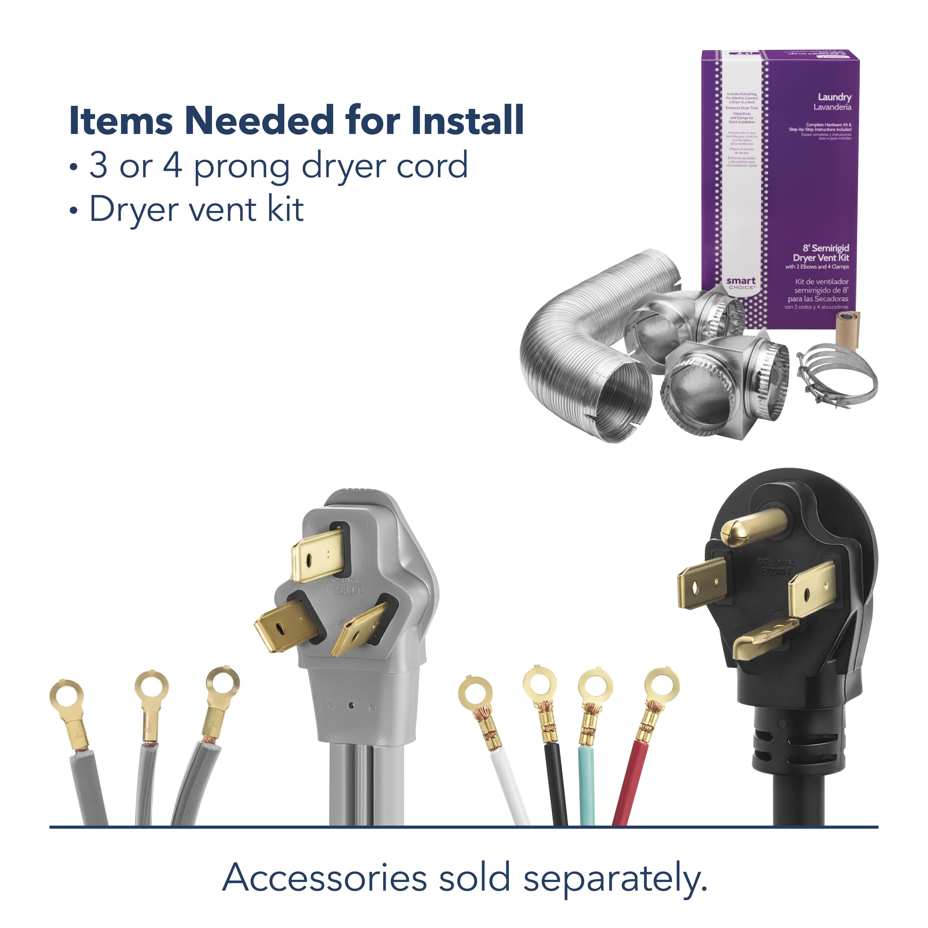 Insignia™ - 6.7 Cu. Ft. Electric Dryer with Sensor Dry - White - Image 6