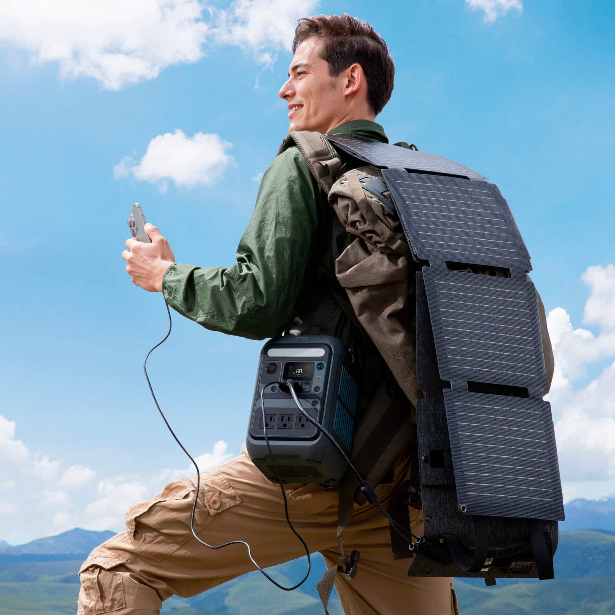 Anker - SOLIX C300X Portable Power Station (90,000mAh) with Fast Charge (288 Wh Capacity) - Black - Image 7