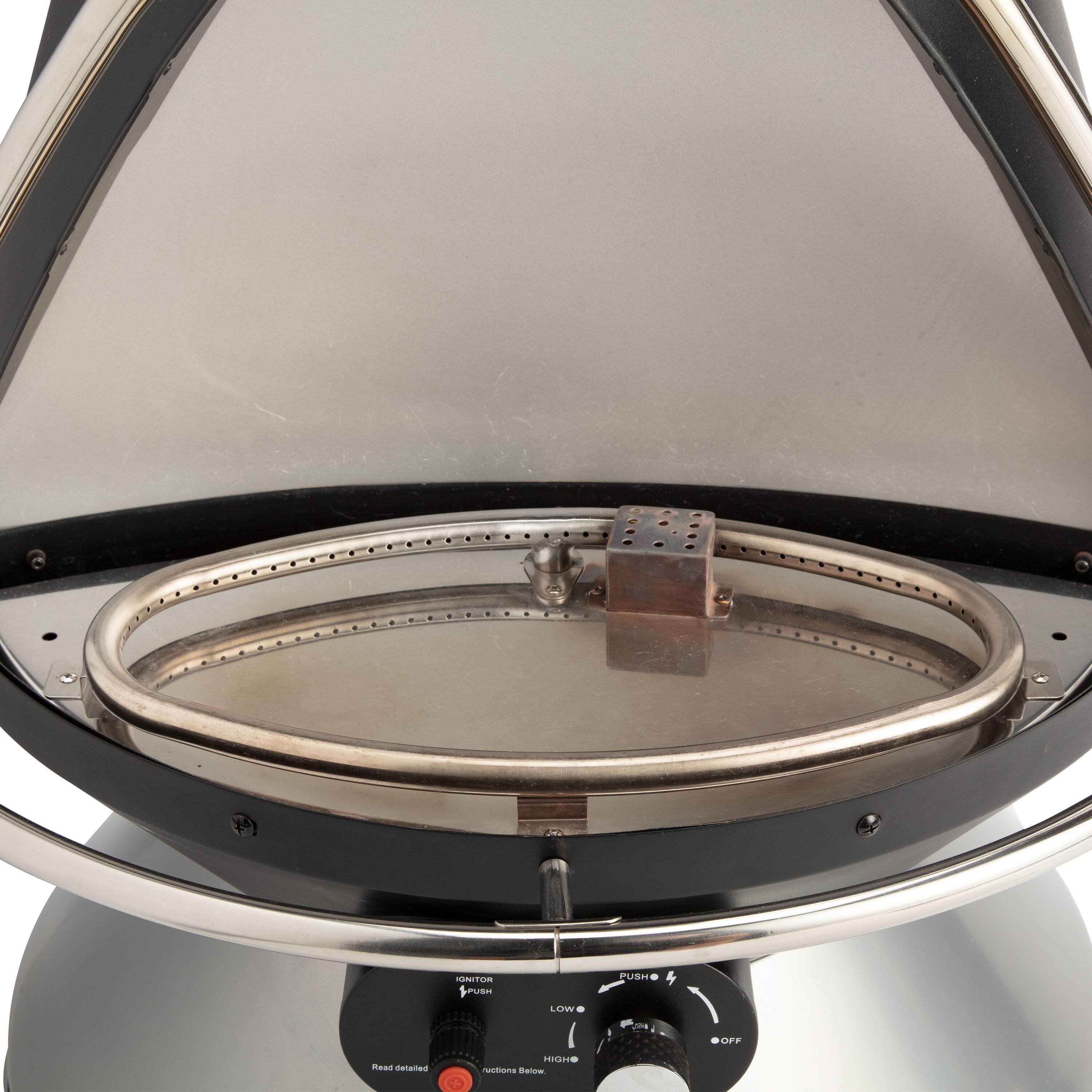 Cuisinart - Chimenea Propane Fire Pit - Black - Image 6