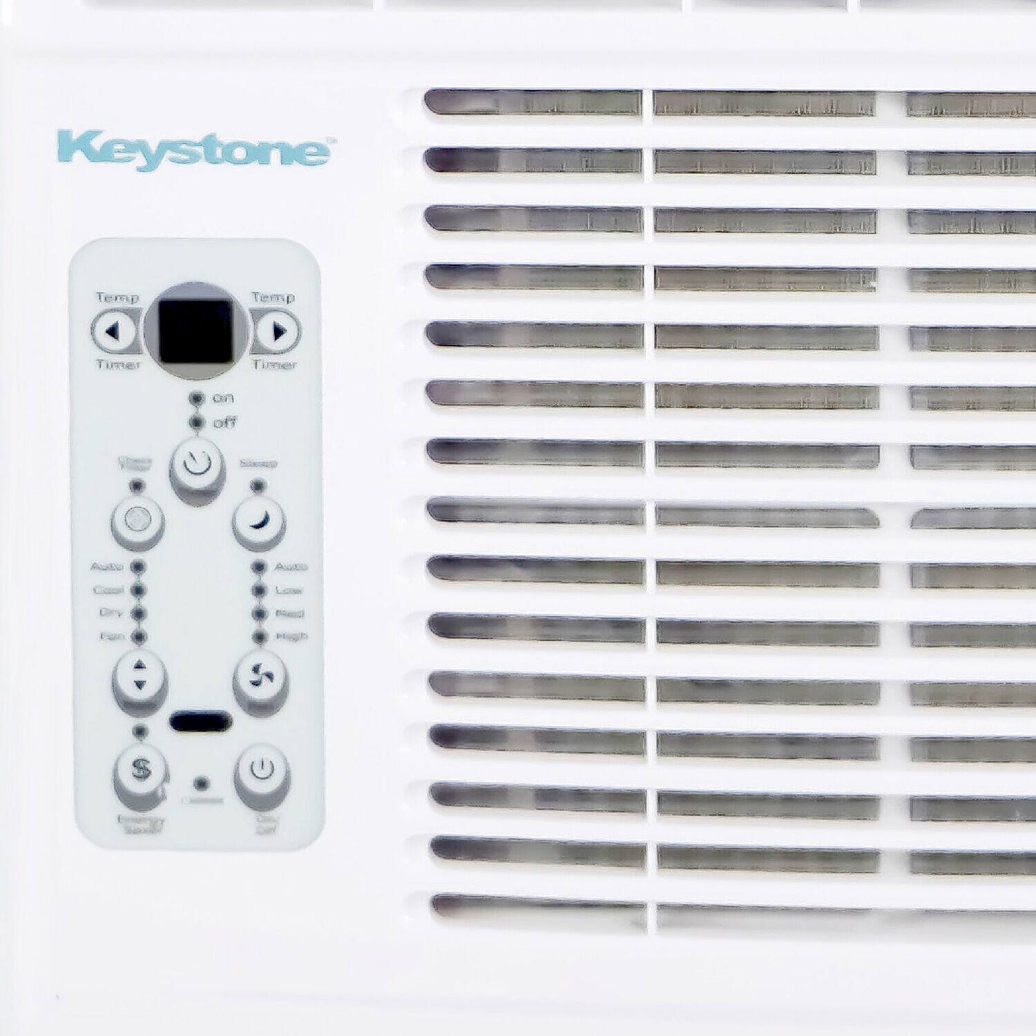 Keystone - 350 Sq. Ft 8,000 BTU Window-Mounted Air Conditioner - White - Image 3