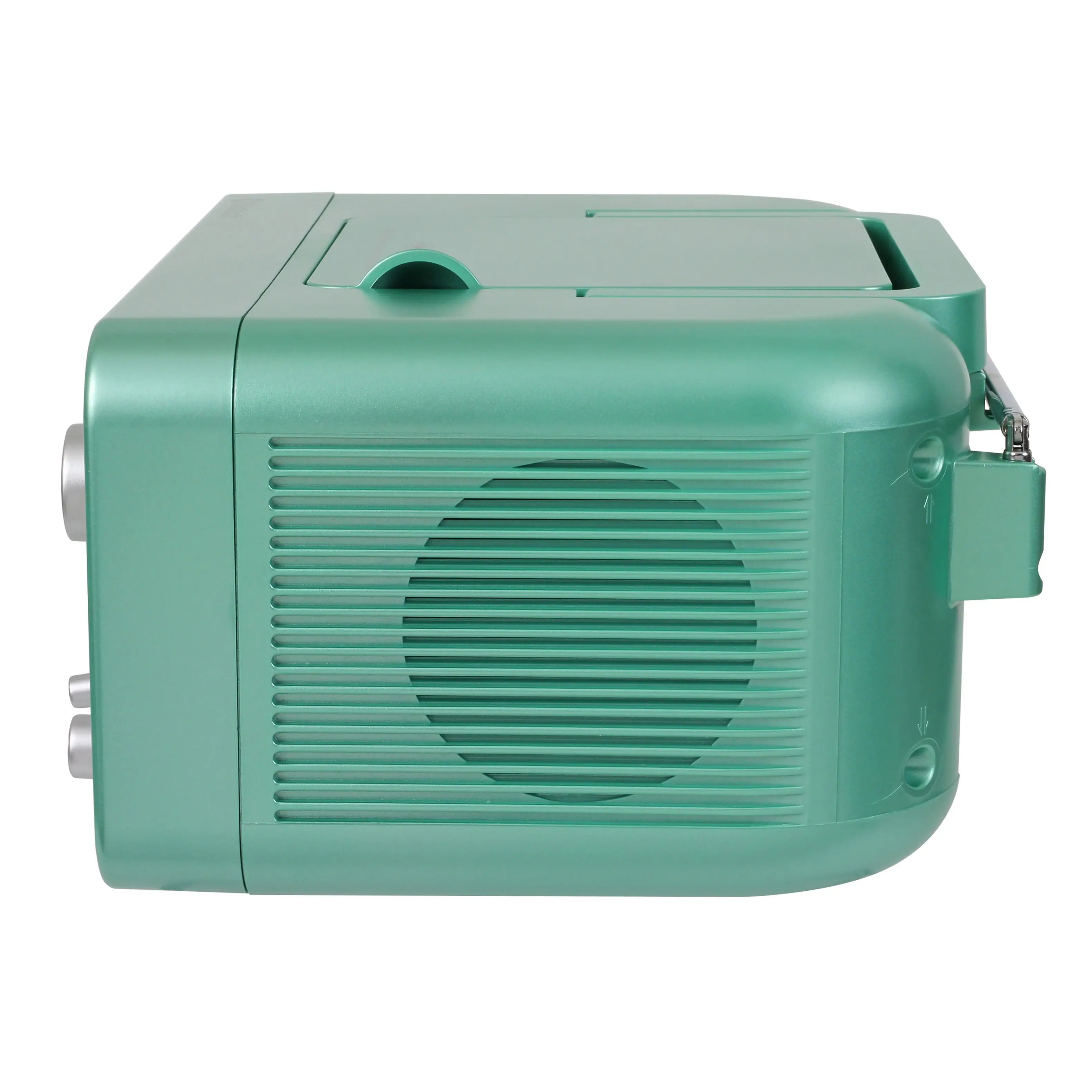 Studebaker - BT Series Portable Bluetooth CD Player with AM/FM Stereo - Teal - Image 3