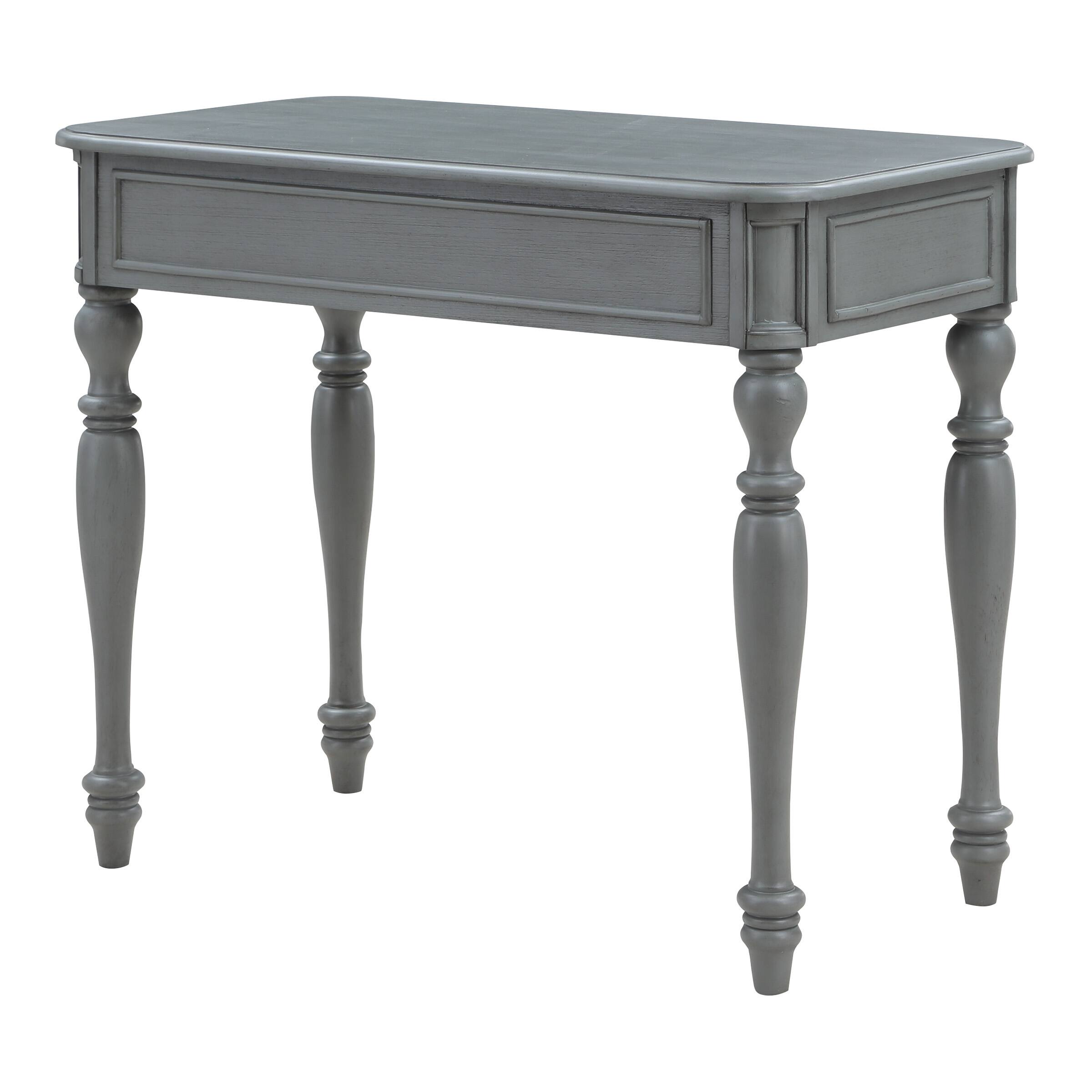 OSP Home Furnishings - Country Meadows 36" Desk - Plantation Grey - Image 4