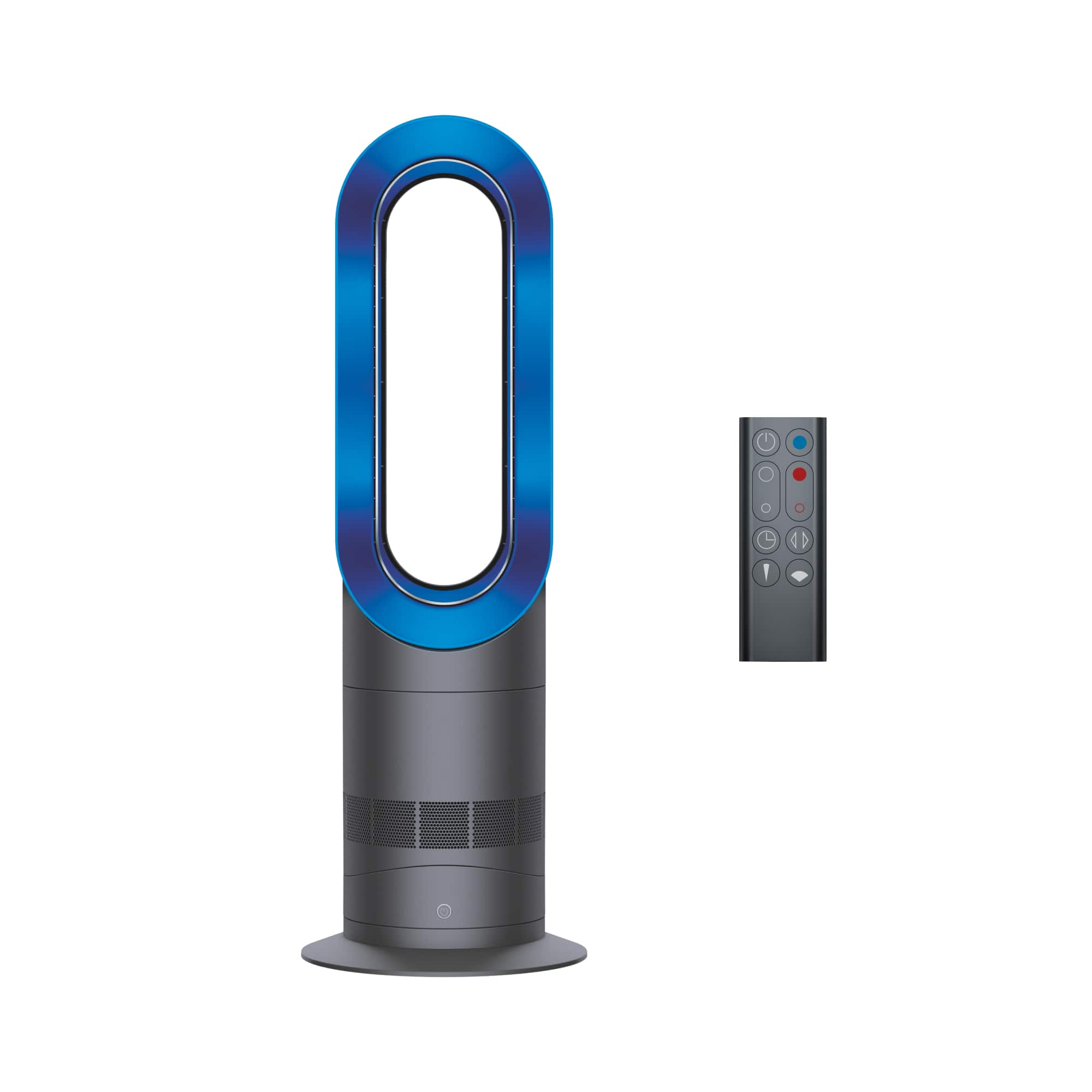 Dyson - Hot+Cool  AM09 Tower, Heater and Fan - Iron/blue