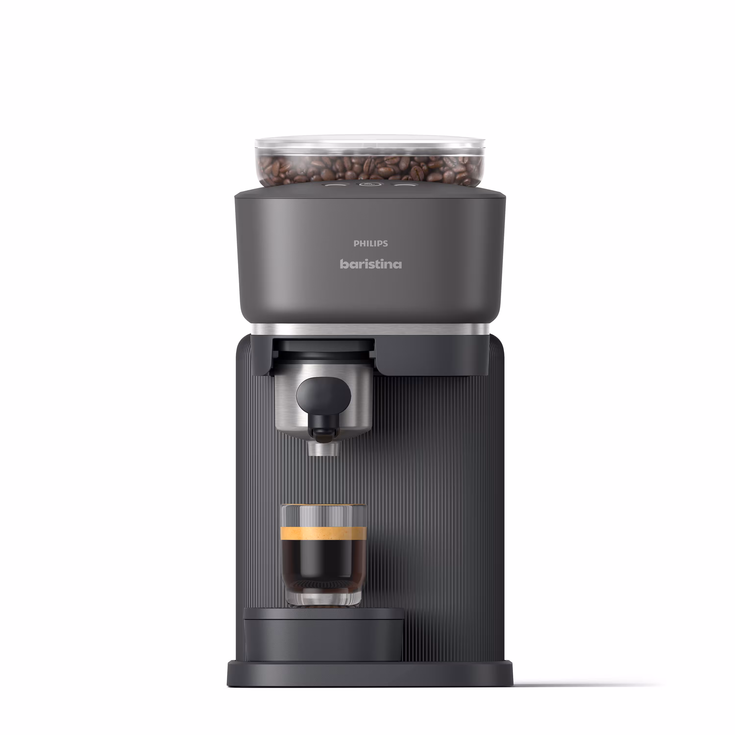 Philips - Baristina Automatic Espresso Machine - Black
