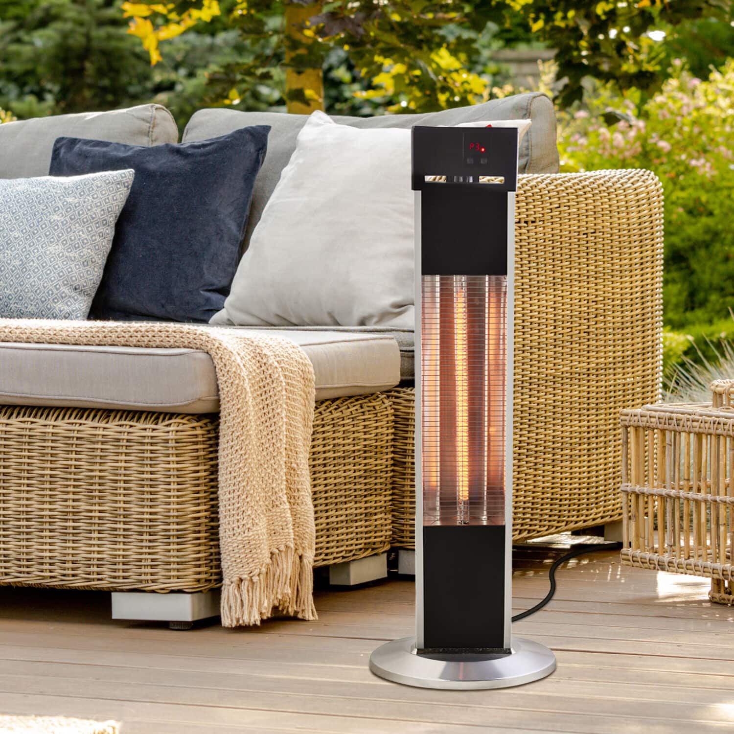 Lifesmart - Outdoor Infrared Tower Heater - Black - Image 9