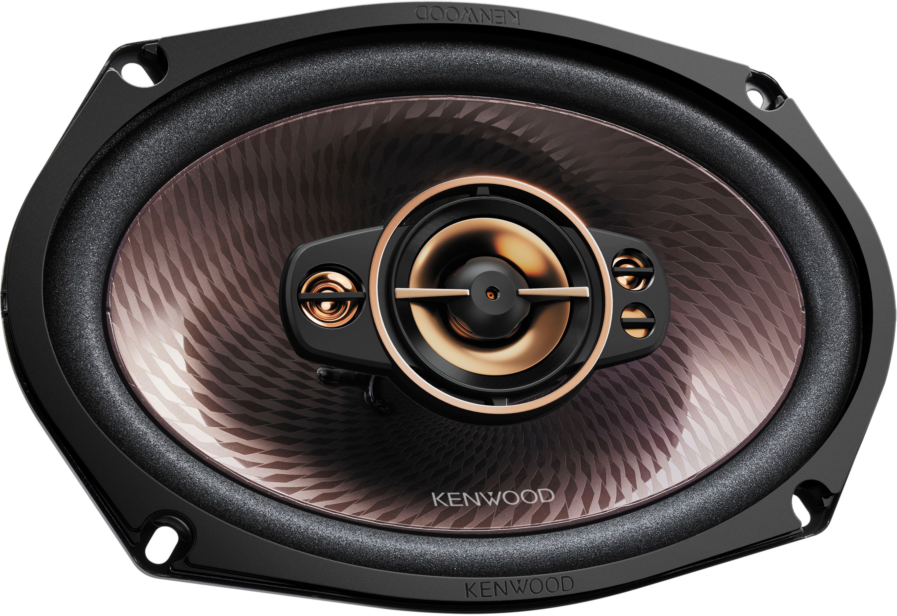 Kenwood - 6" x 9" 5-Way Car Speaker - Black