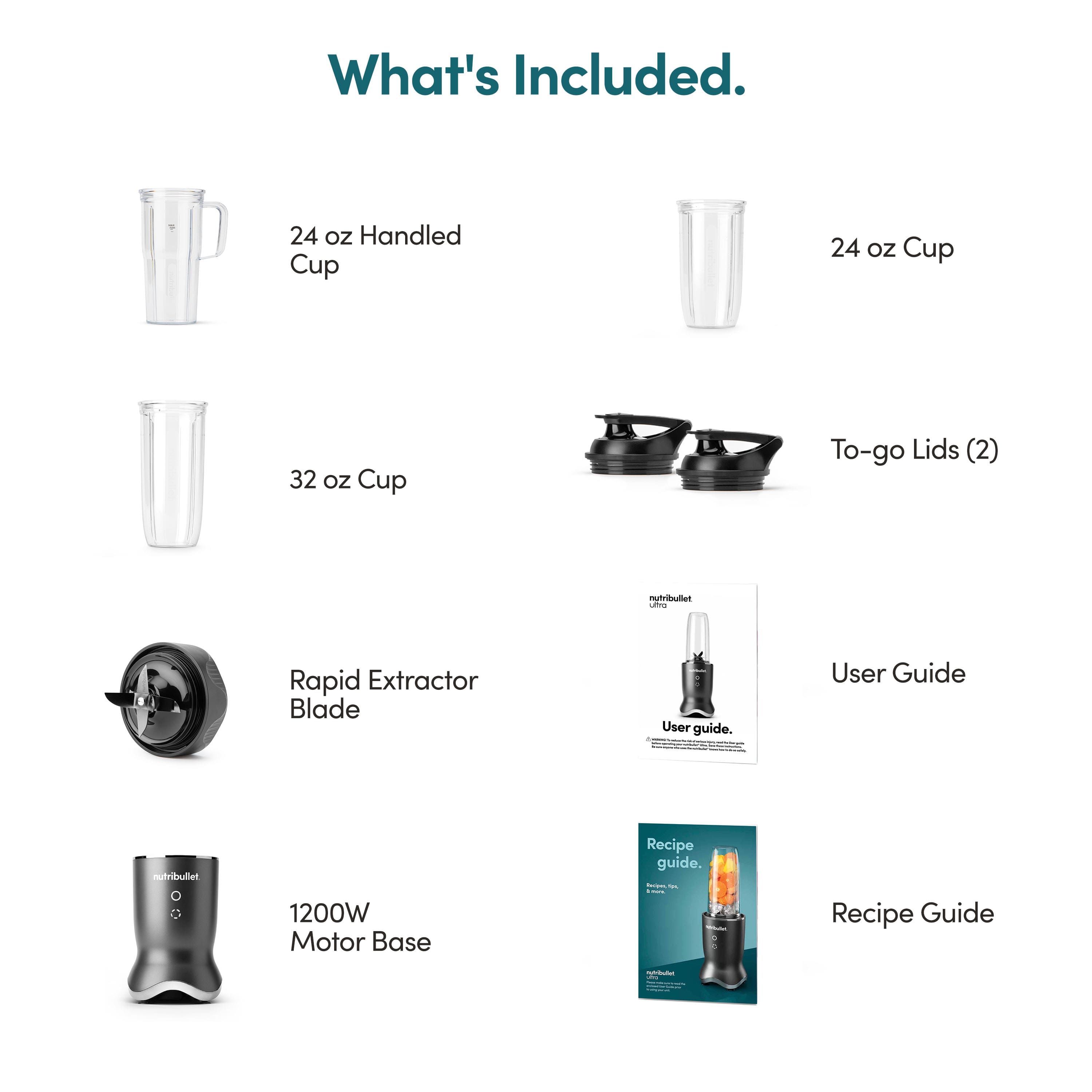 NutriBullet - Ultra Personal Blender NB50500 - Gray - Image 6