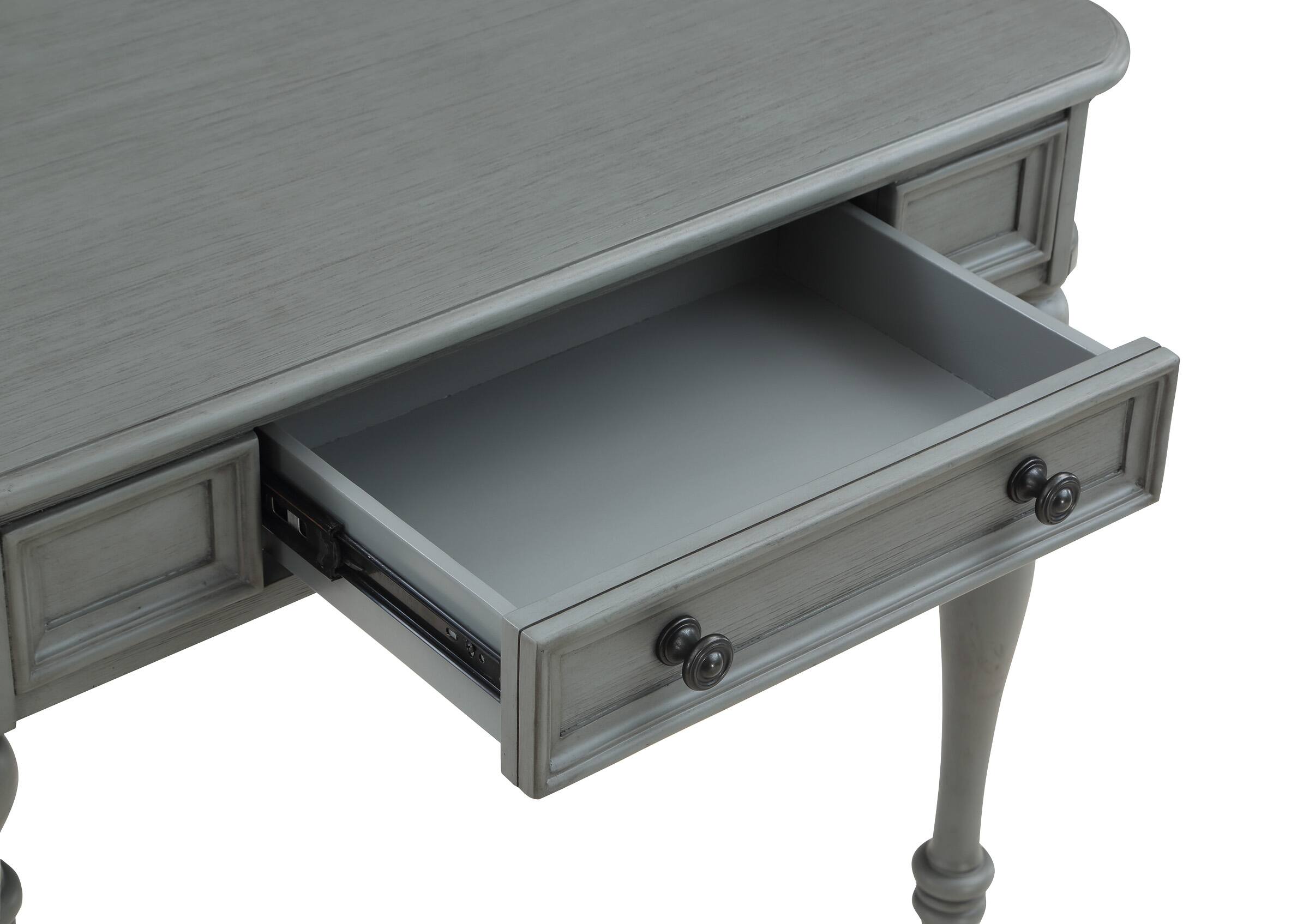 OSP Home Furnishings - Country Meadows 36" Desk - Plantation Grey - Image 9