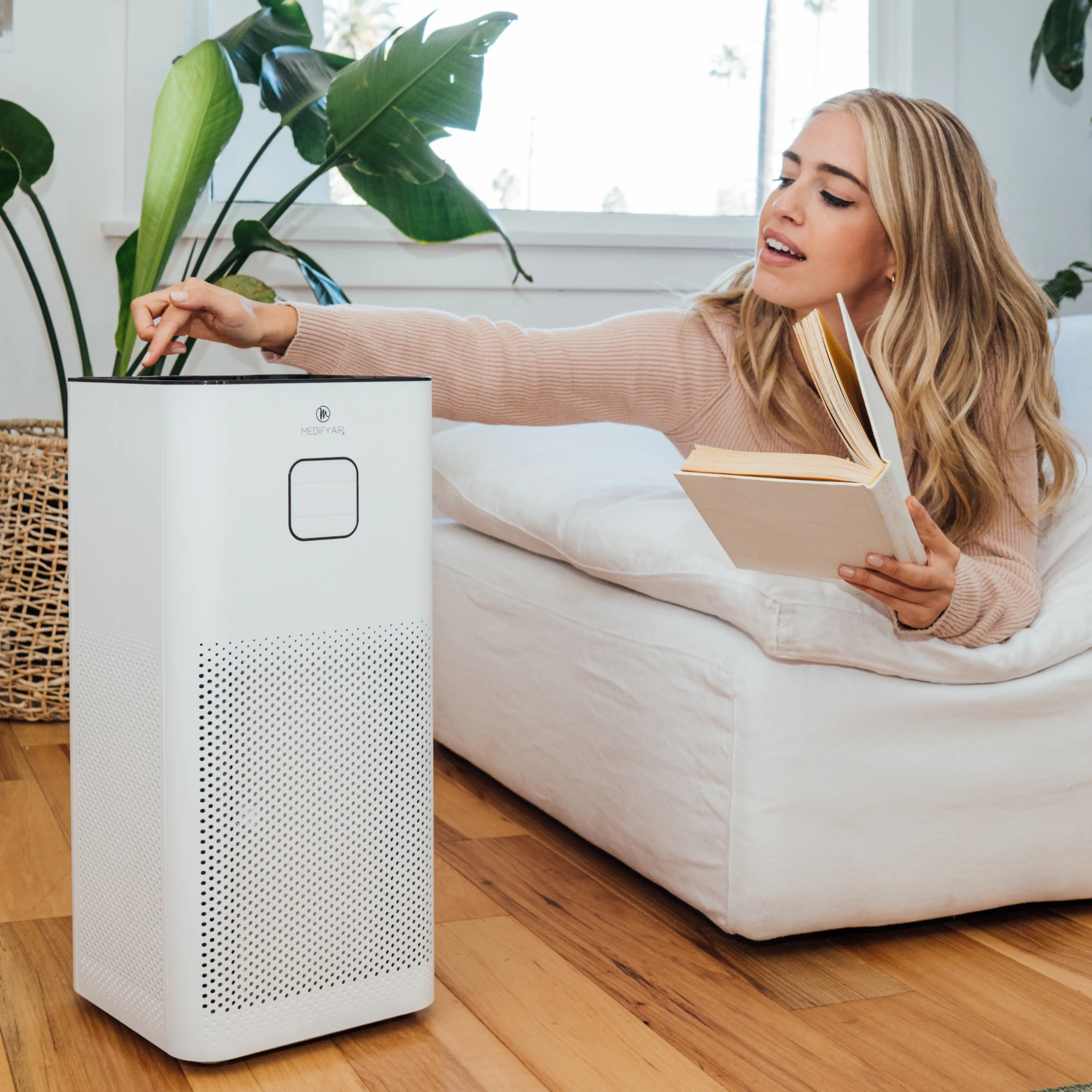 Medify Air - Medify MA-50 1320 Sq. Ft. Portable Air Purifier with True HEPA H13 Filter - White - Image 3