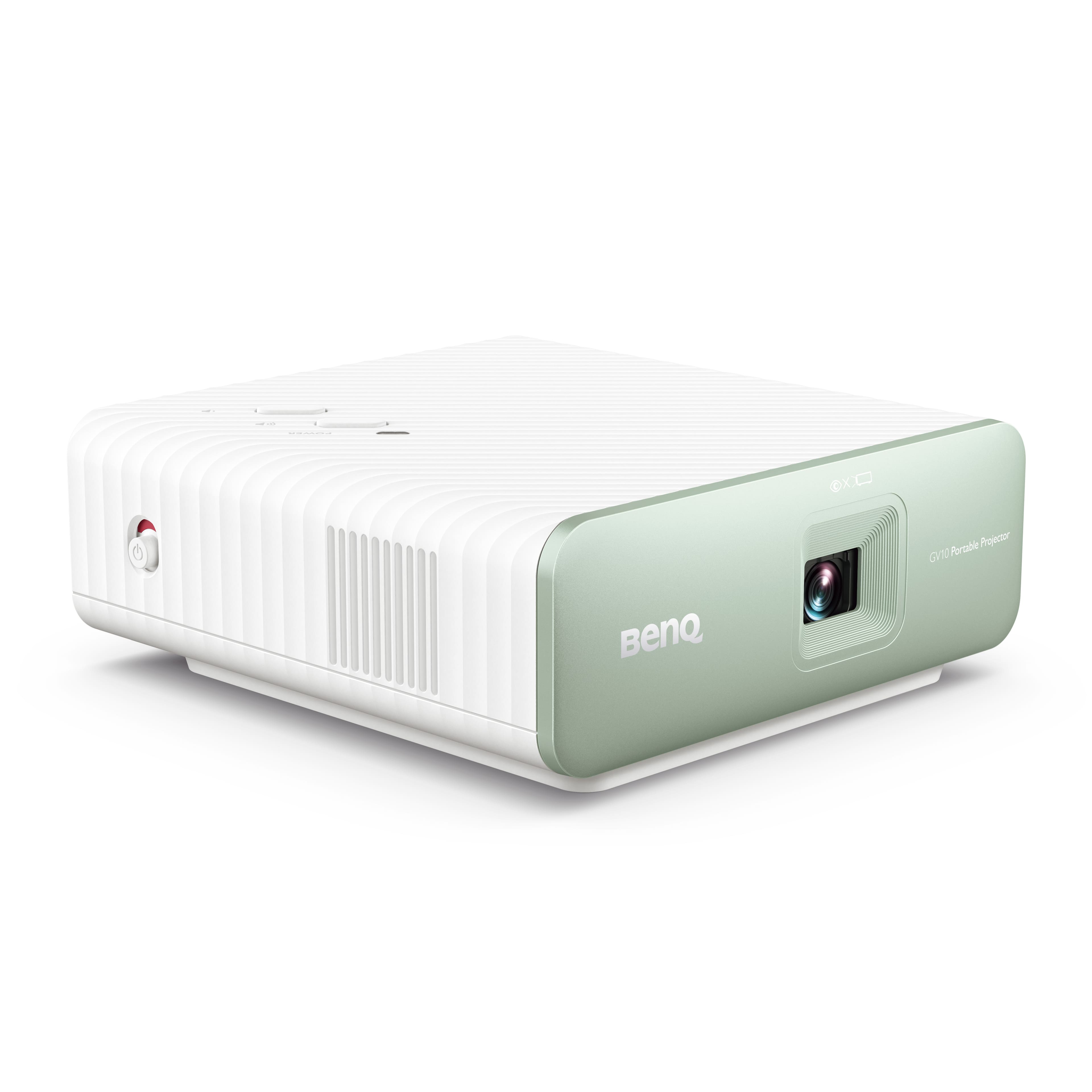 BenQ - GV10 LED Mini Portable Projector, 3W Built-in Speaker, Auto Vertical Keystone - White - Image 2