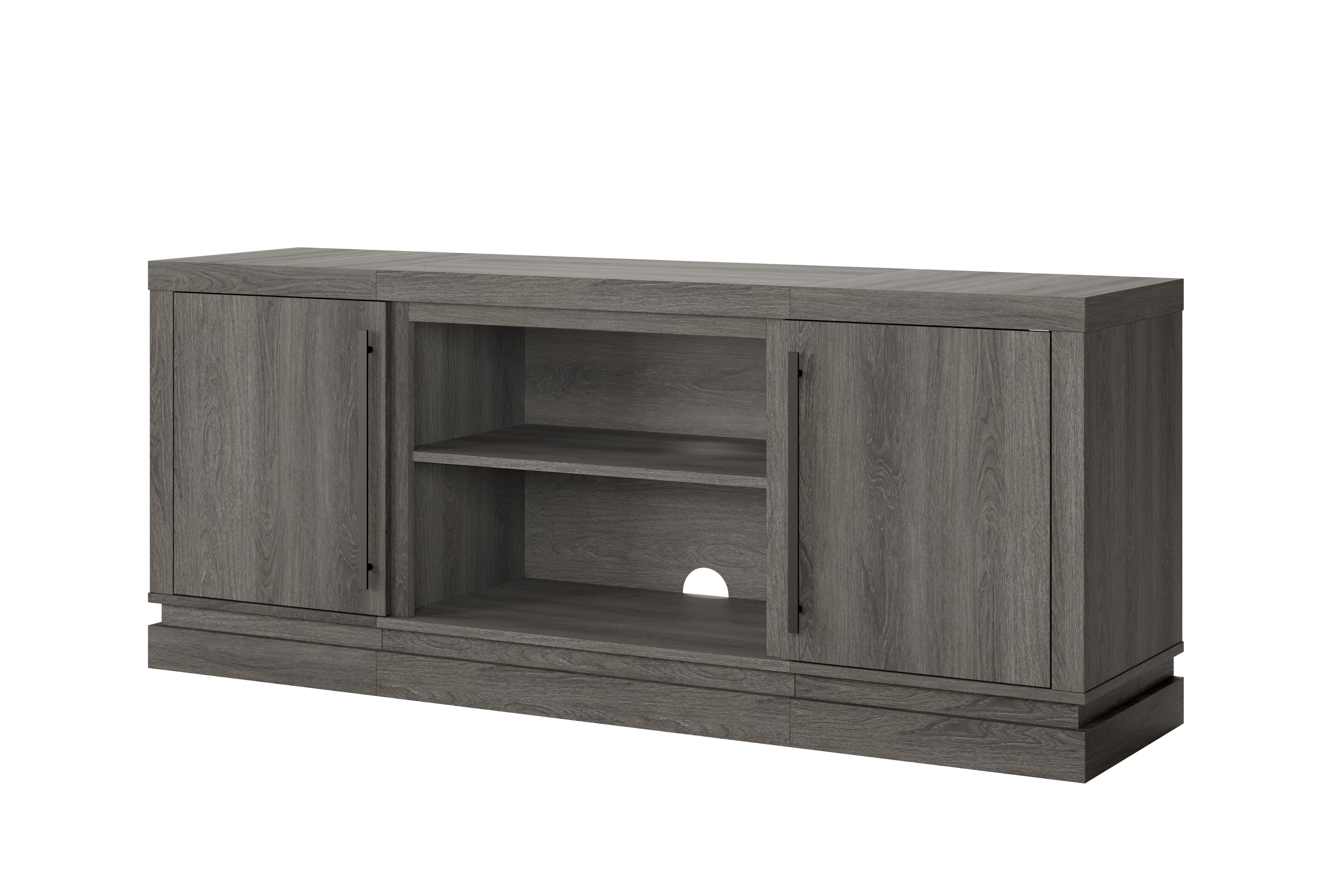 Whalen Furniture - Thannon 60" TV Console - Medium Ash Gray - Image 2
