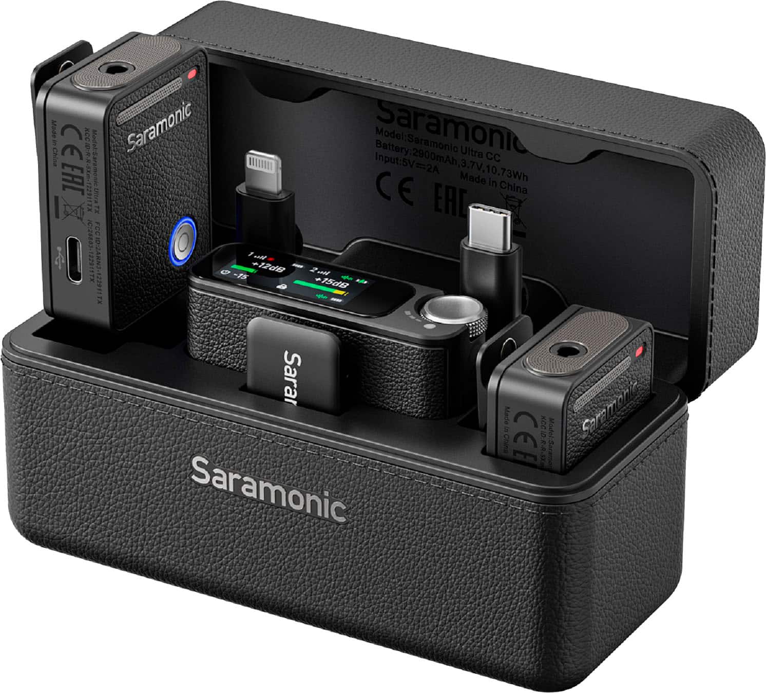 Saramonic - Ultra 2-Person Universal Wireless Mic w/32-Bit Float Recording - Black