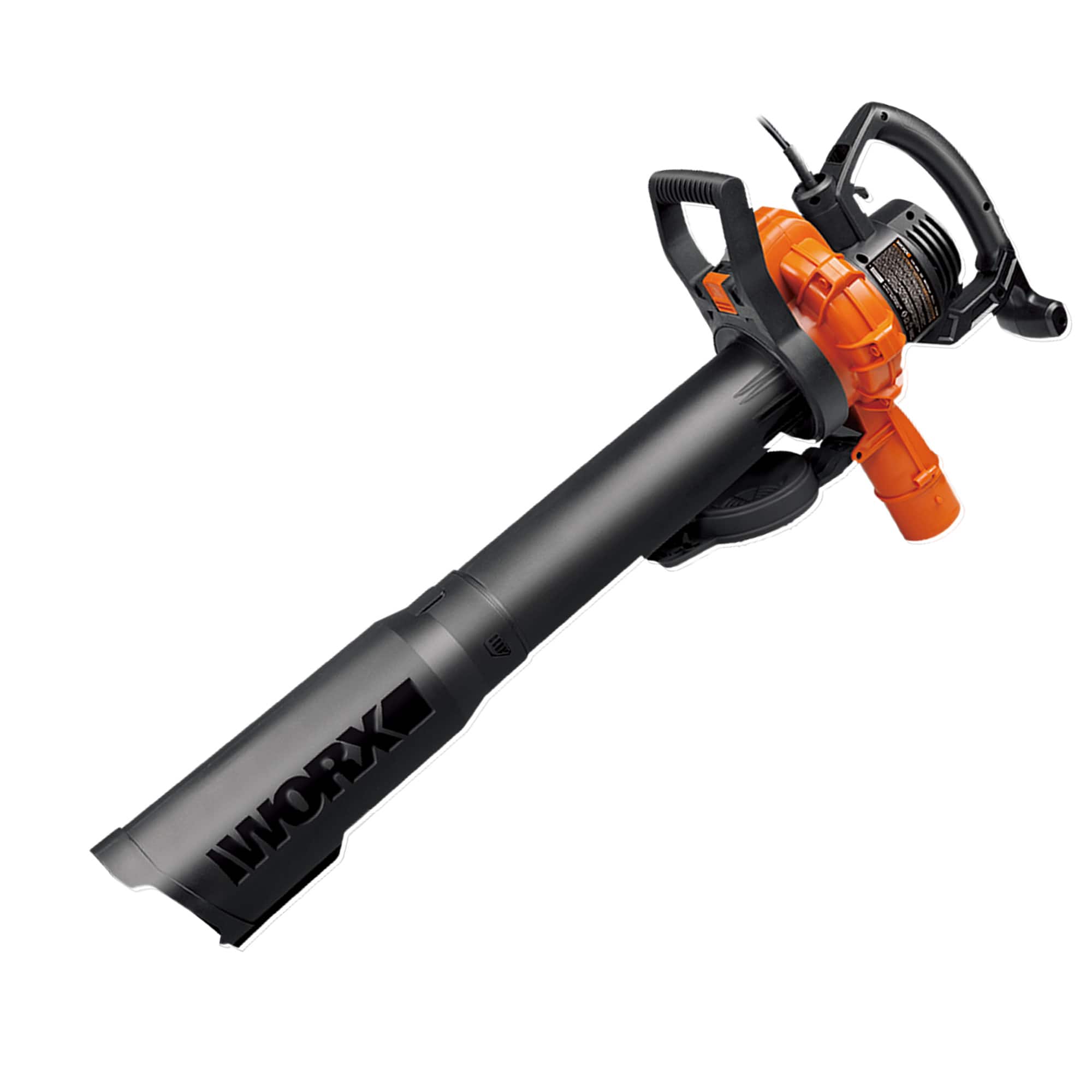 WORX - 12 Amp 250 MPH 400 CFM Electric Leaf Blower/Mulcher/Vacuum - Black - Image 2