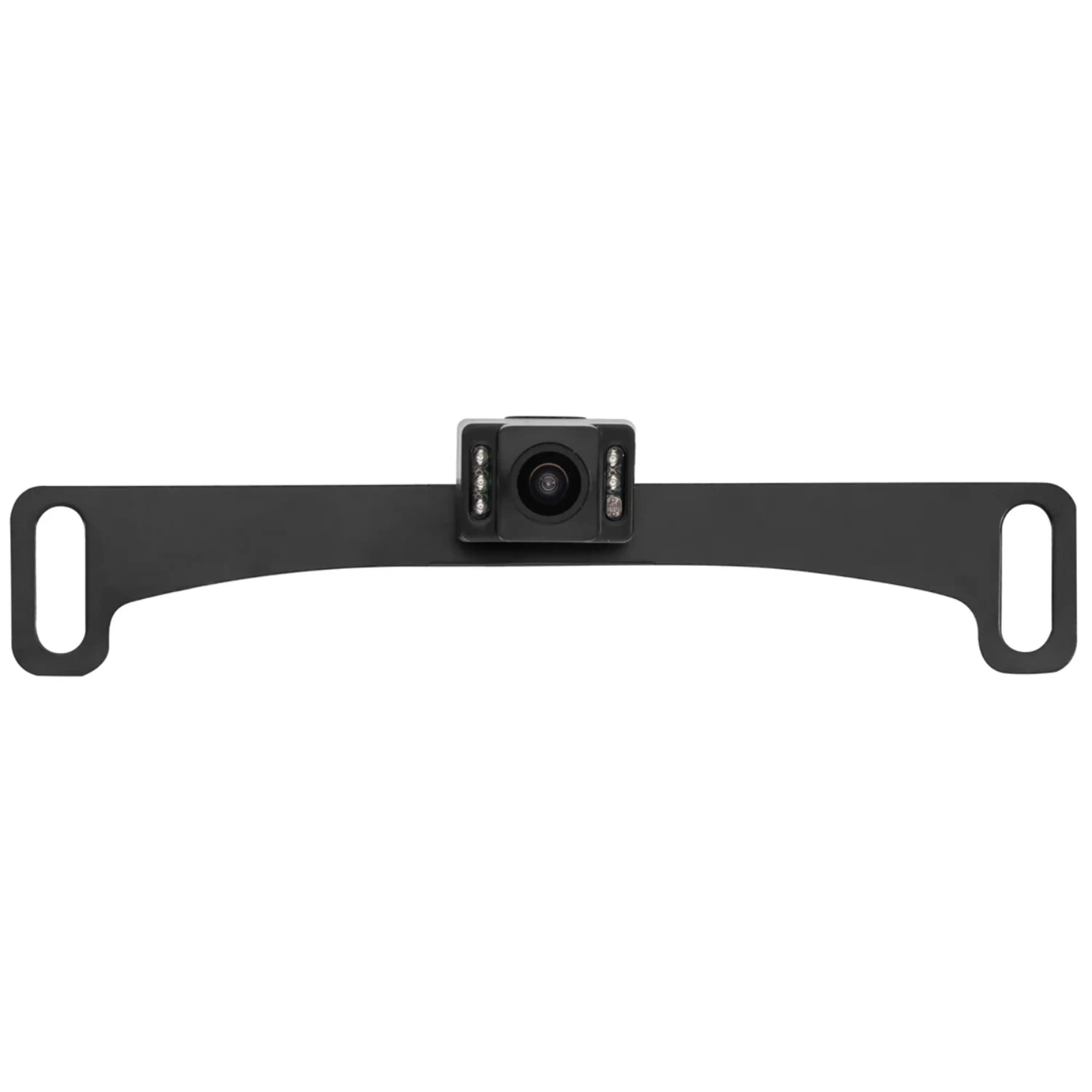 BOYO - Concealed Mount License Plate Camera with Night Vision - Black