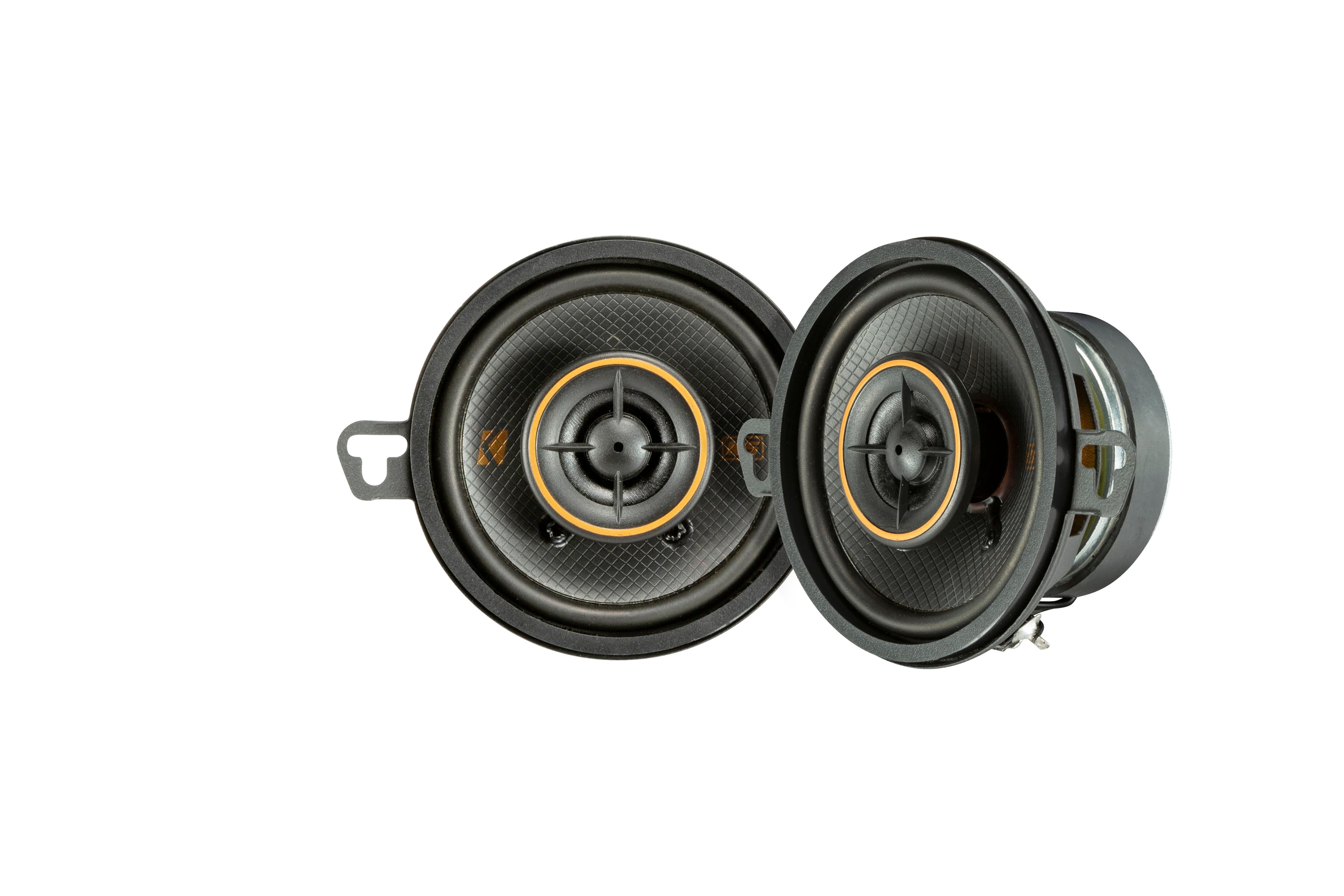 KICKER - KS Series 3-1/2" 2-Way Car Speakers (Pair) - Black