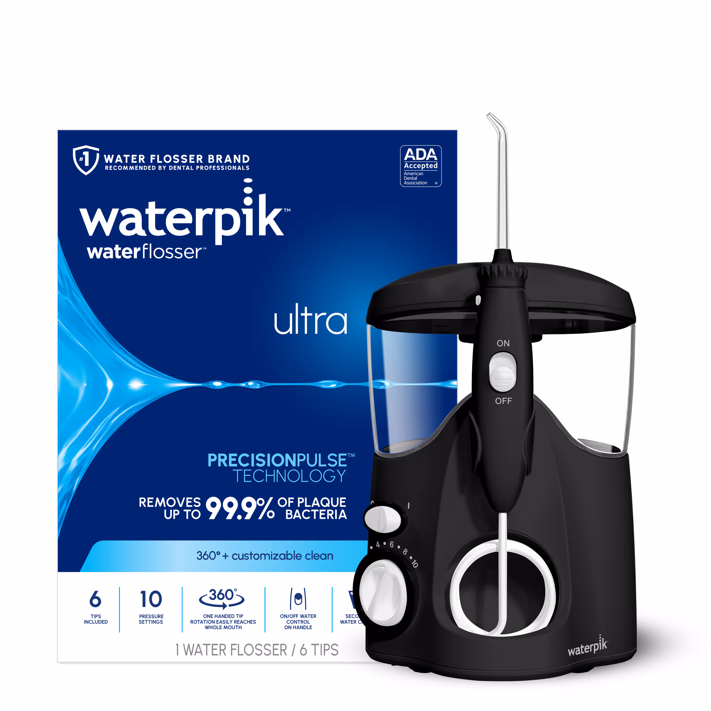 Waterpik - Ultra Water Flosser - Black