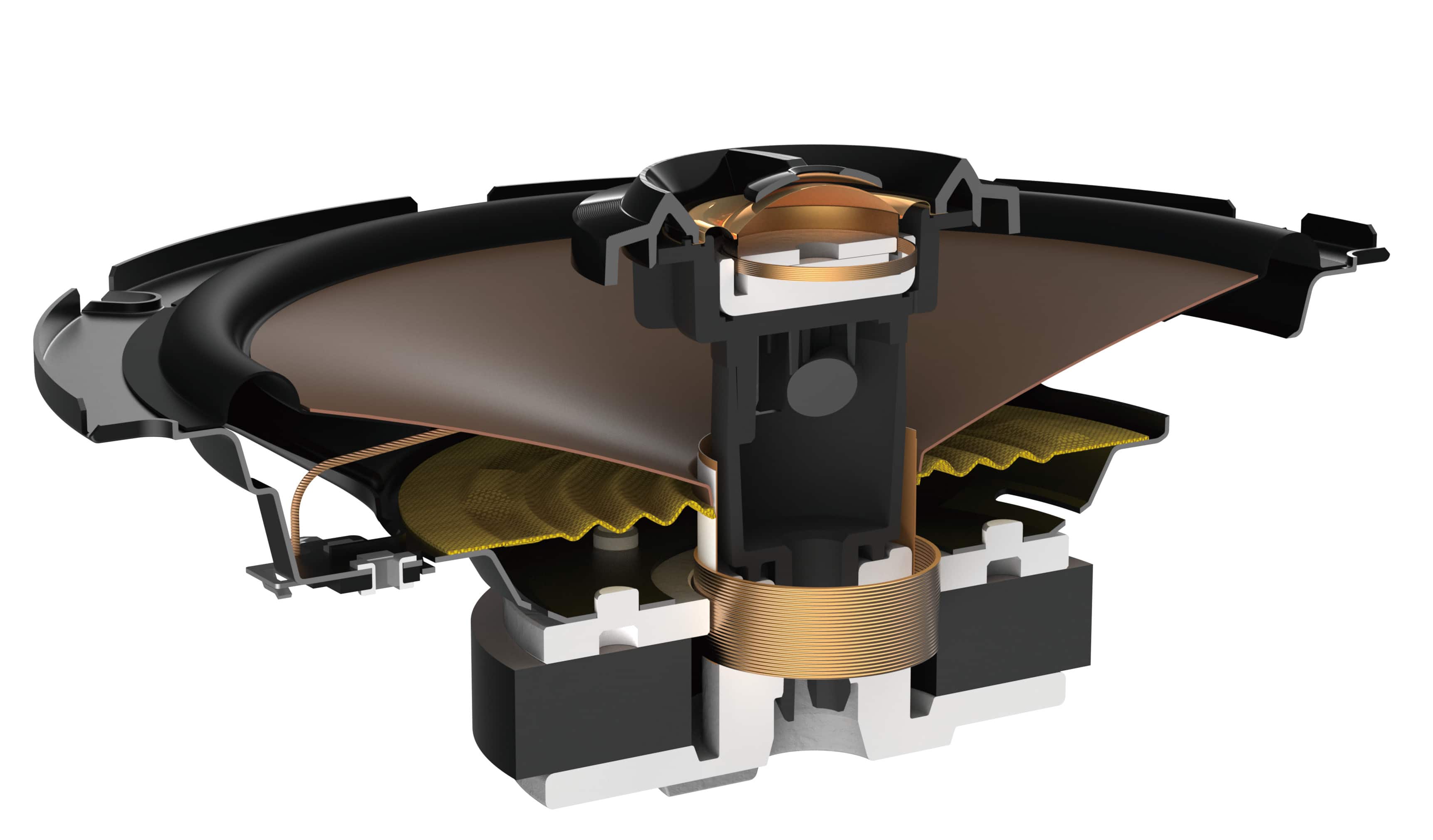 Pioneer - 6-1/2" 2-way Car Speakers Aramid Fiber-reinforced IMPP cone (Pair) - Black - Image 3