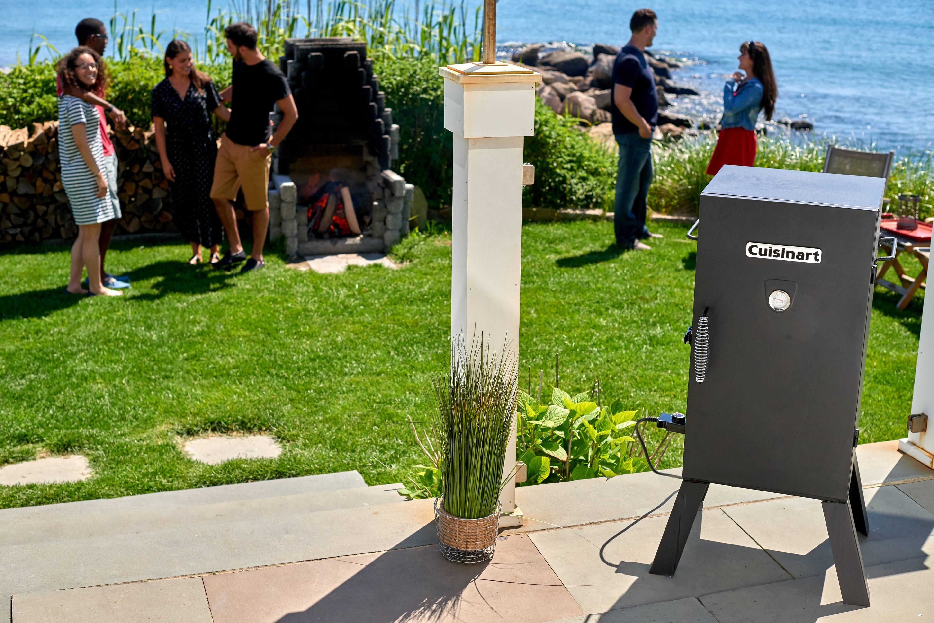 Cuisinart - 30" Electric Smoker - Black - Image 15