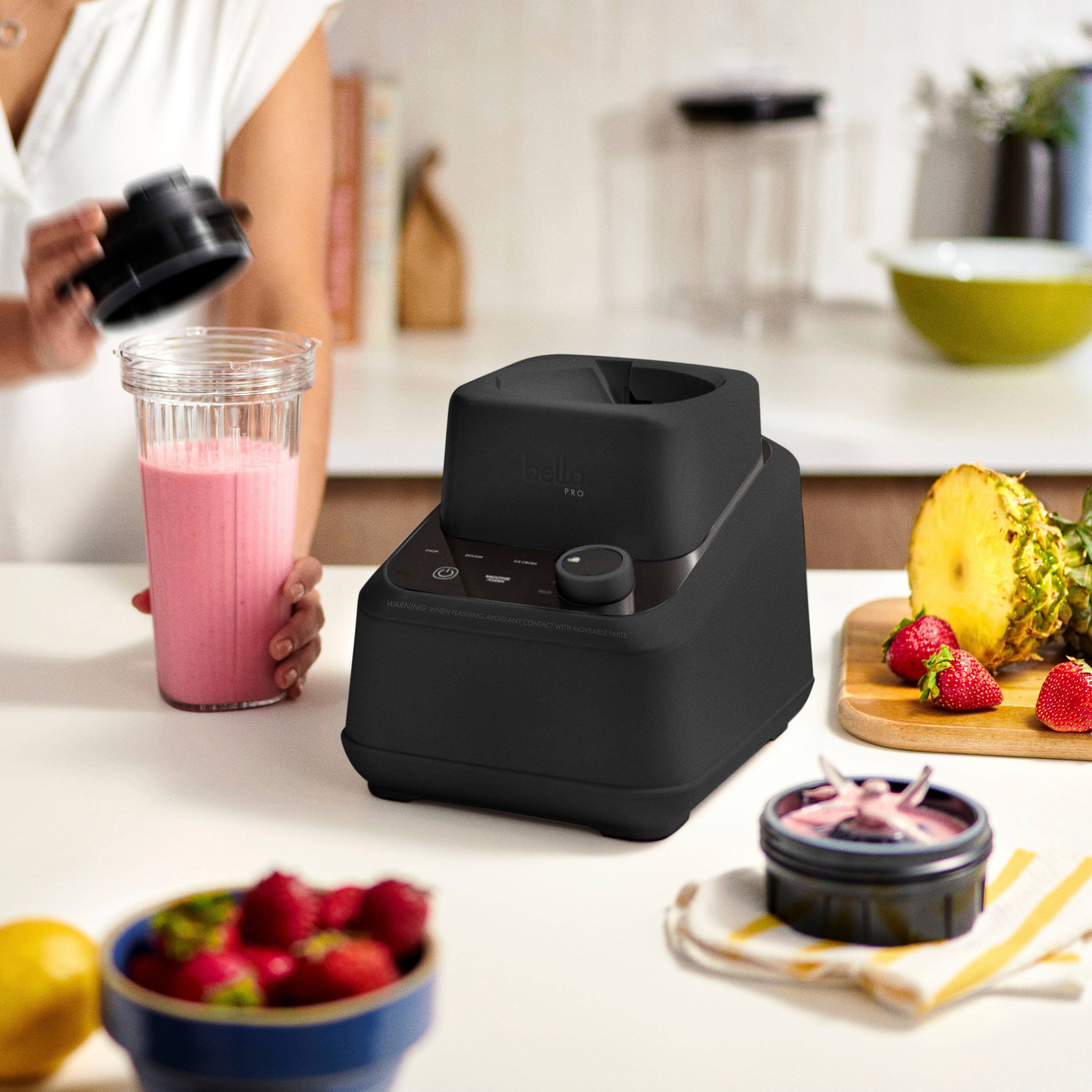 bella PRO - MasterBlend 3-in-1 Prep System with Blender, Personal Blender & Food Processor - Black Wash - Image 6