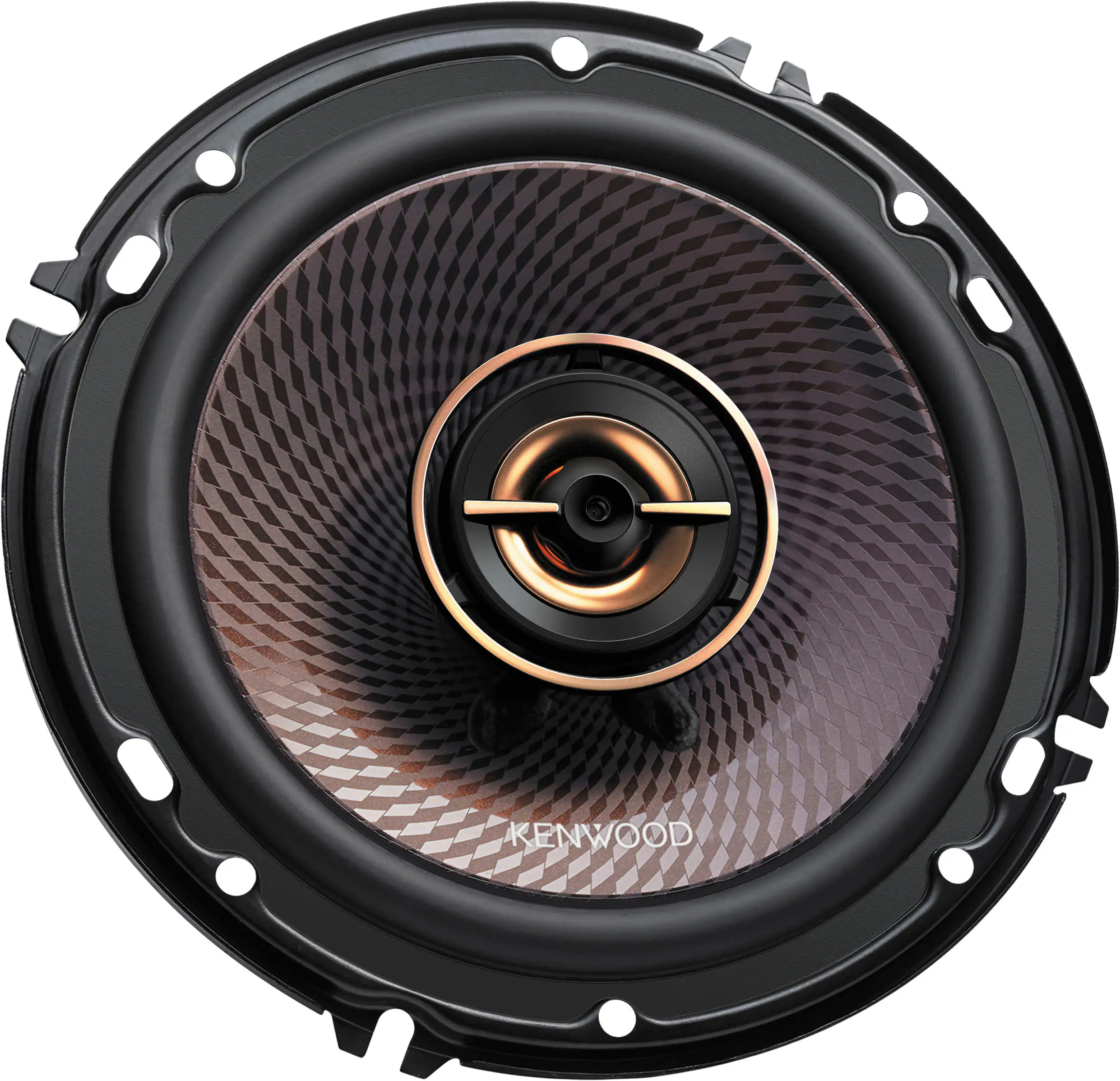 Kenwood - 6-1/2" 2-Way Car Speaker - Black