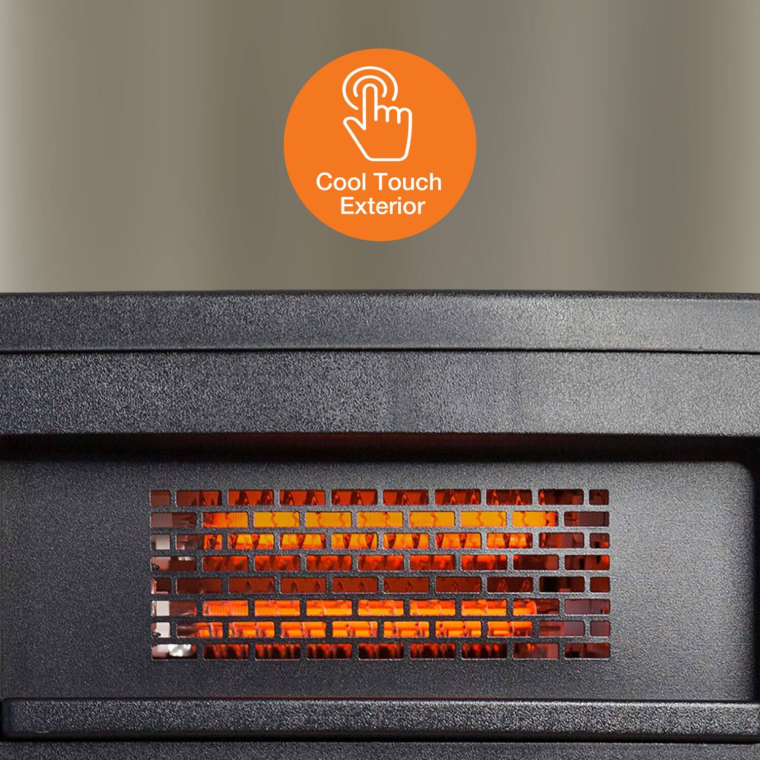 Lifesmart - 4-Wrapped Element Infrared Heater with USB Charging - Black - Image 10