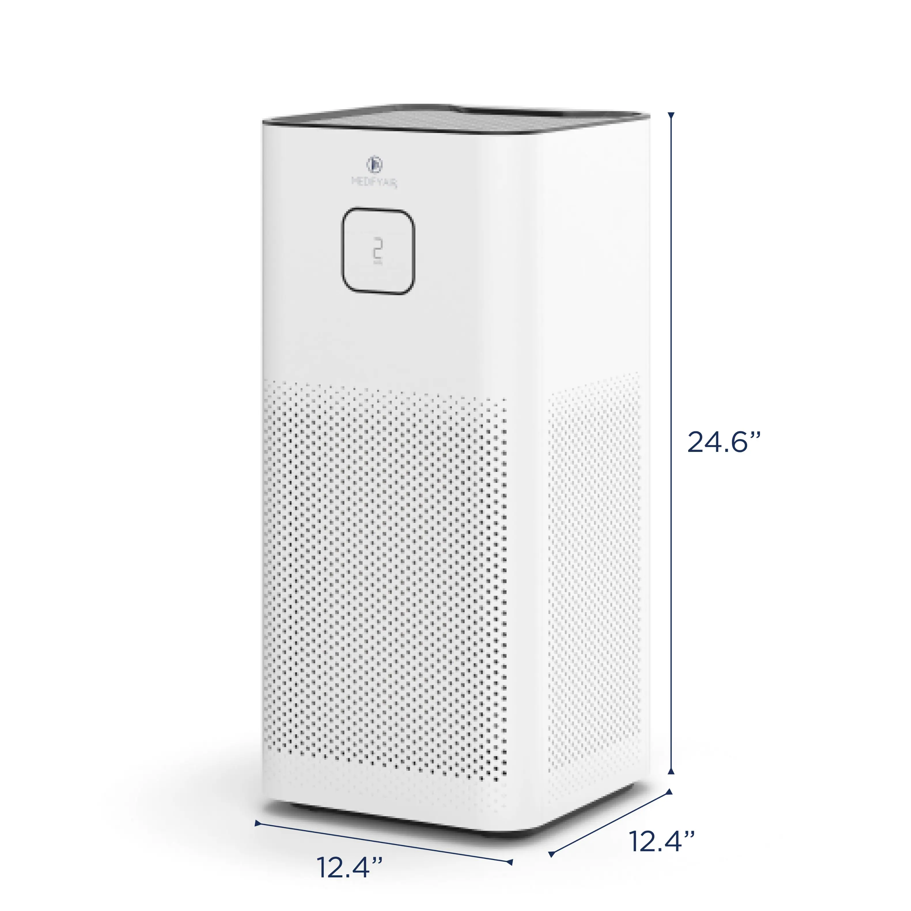 Medify Air - Medify MA-50 1320 Sq. Ft. Portable Air Purifier with True HEPA H13 Filter - White - Image 2