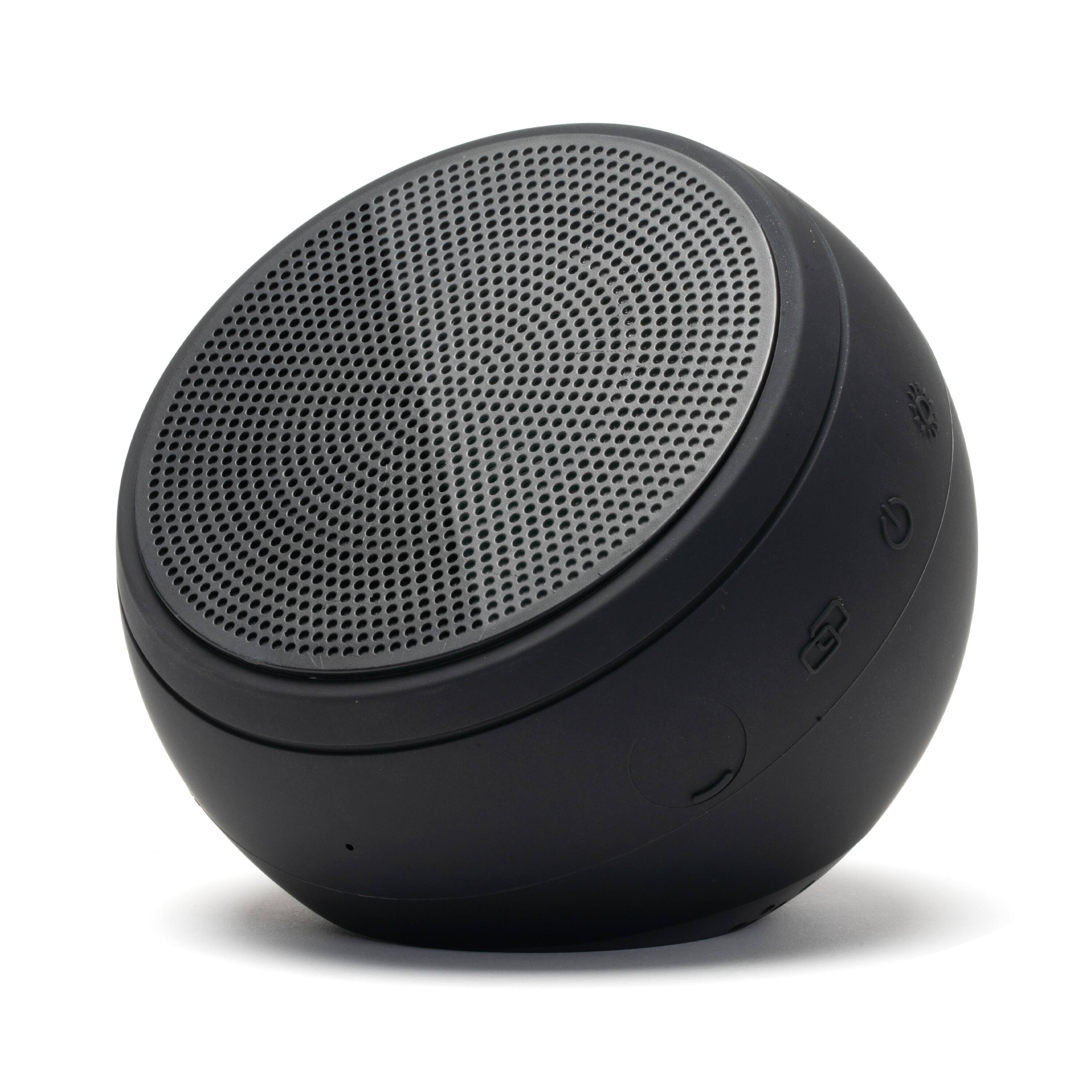 Speaqua - Barnacle X Portable Waterproof Bluetooth Speaker with Built in Storage (2,000 songs) - Manta Ray Black - Image 5