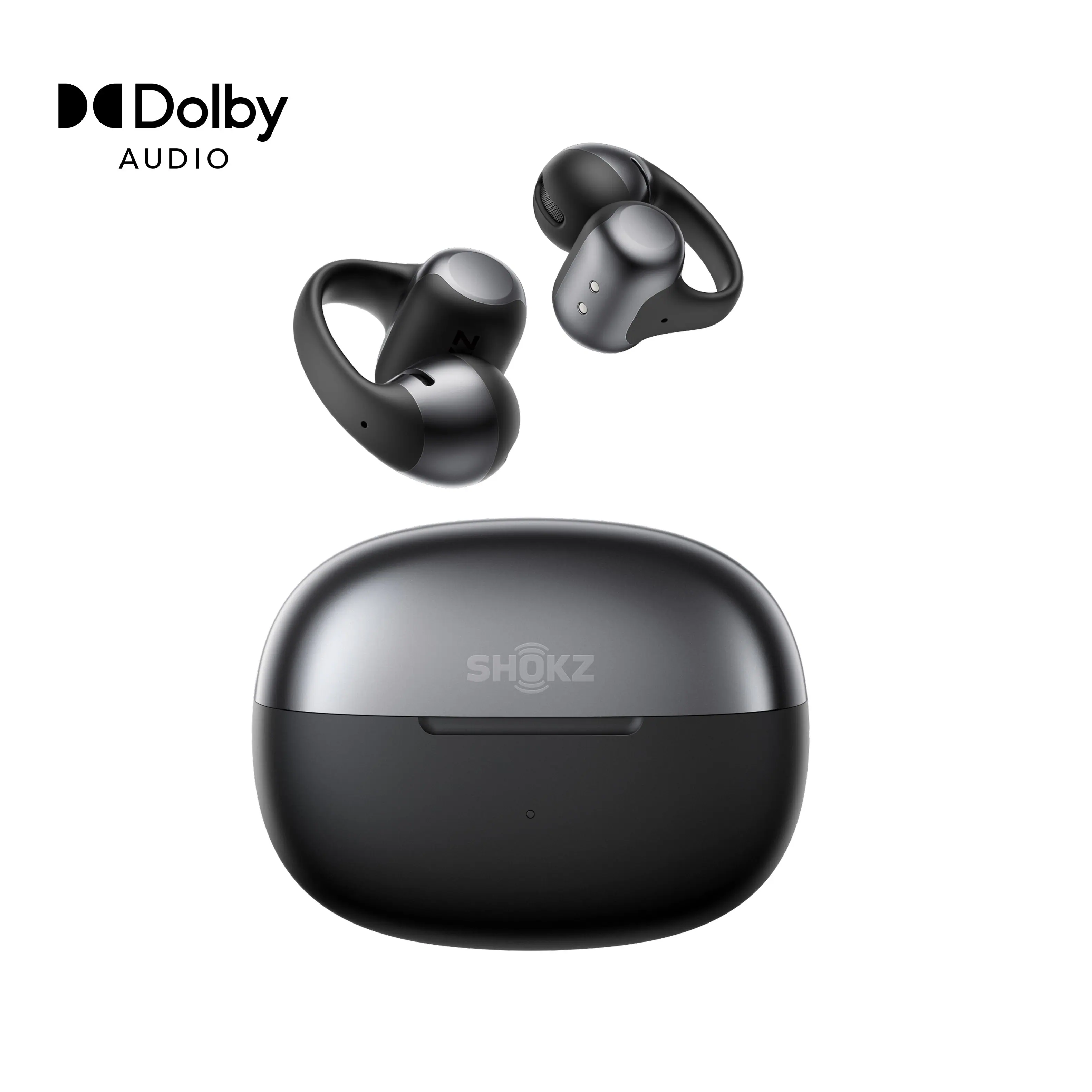 Shokz - OpenDots ONE Open-Ear True Wireless Earbuds - Black