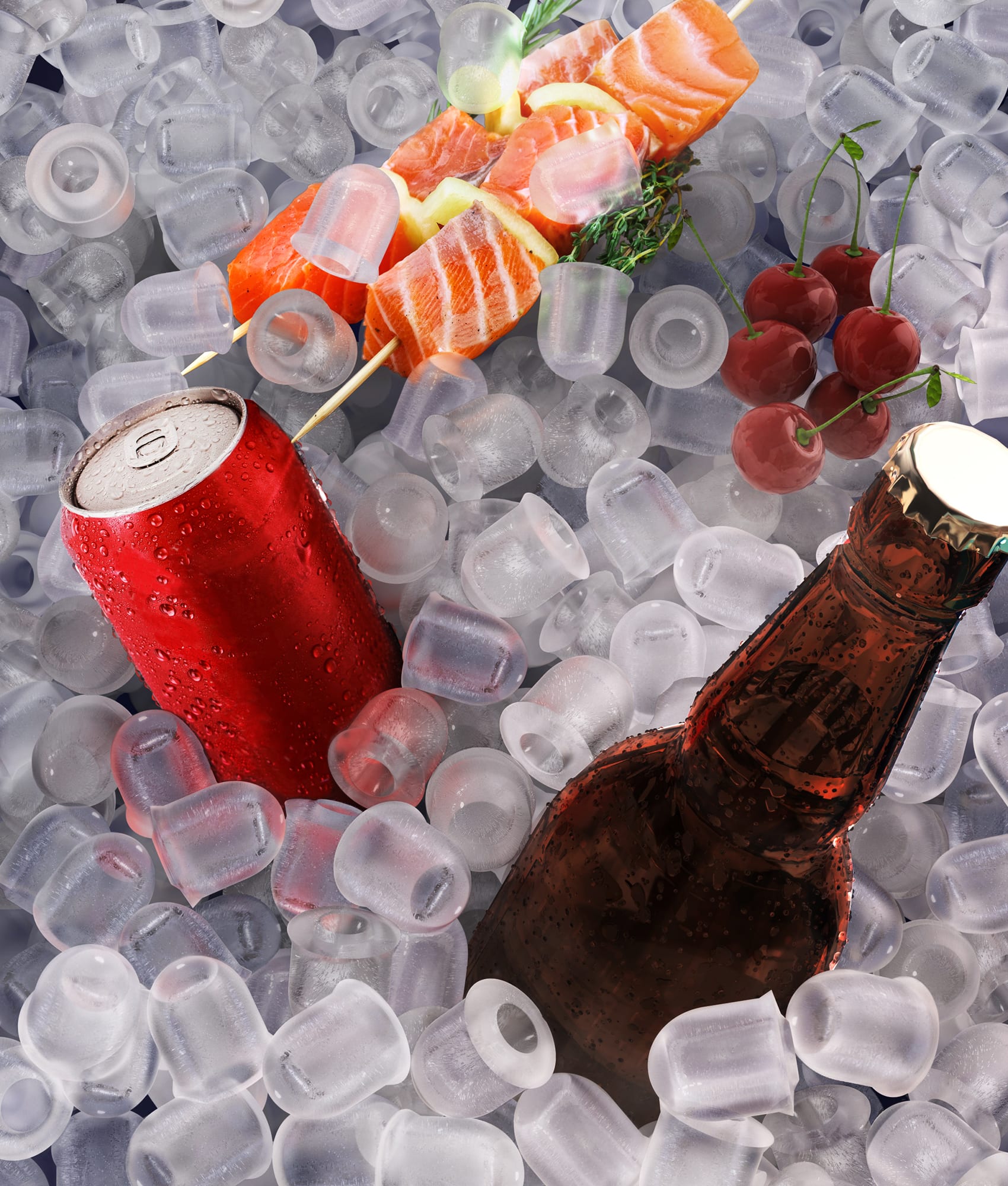 Ecozy - Portable Countertop Ice Maker - 9 Ice Cubes in 6 Minutes, 26 lbs Daily Output, Self-Cleaning - Black - Image 6