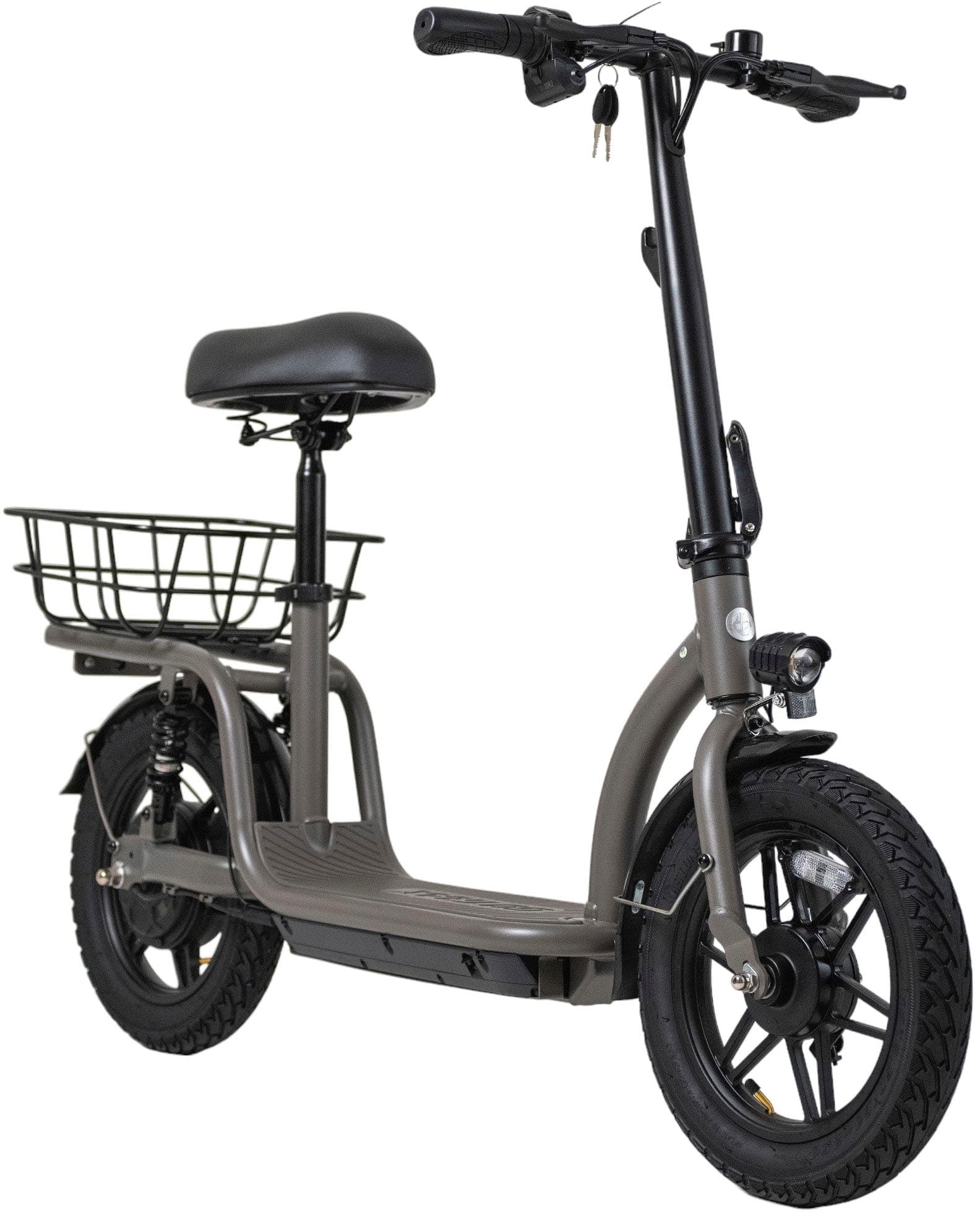 GoTrax - FLEX VOYAGER Electric Scooter w/16mi Operating Range & 15.5mph Max Speed - Gray - Image 12