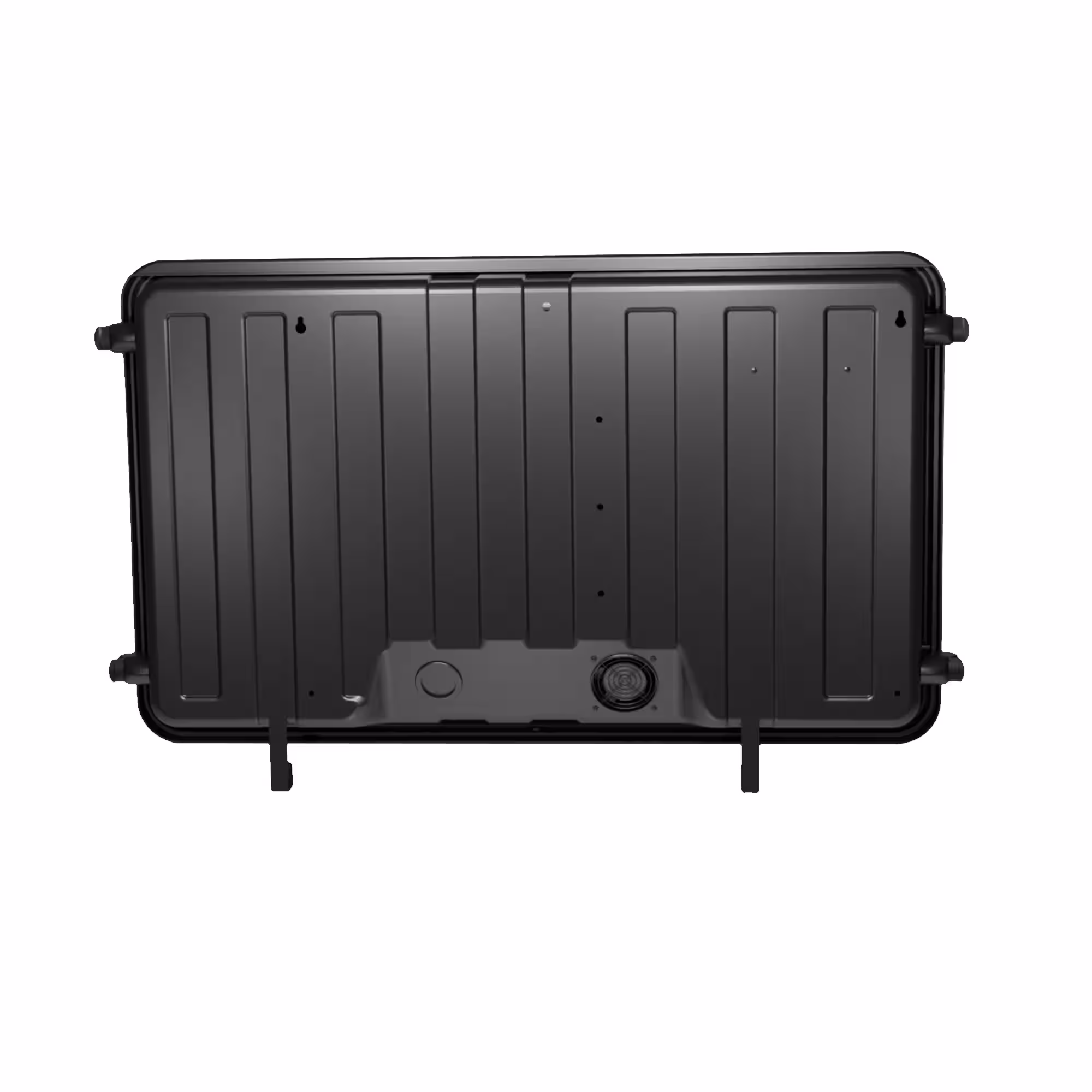Storm Shell - Deluxe Weatherproof 44” Outdoor TV Enclosure with Full Motion TV Mount Included - Black - Image 4