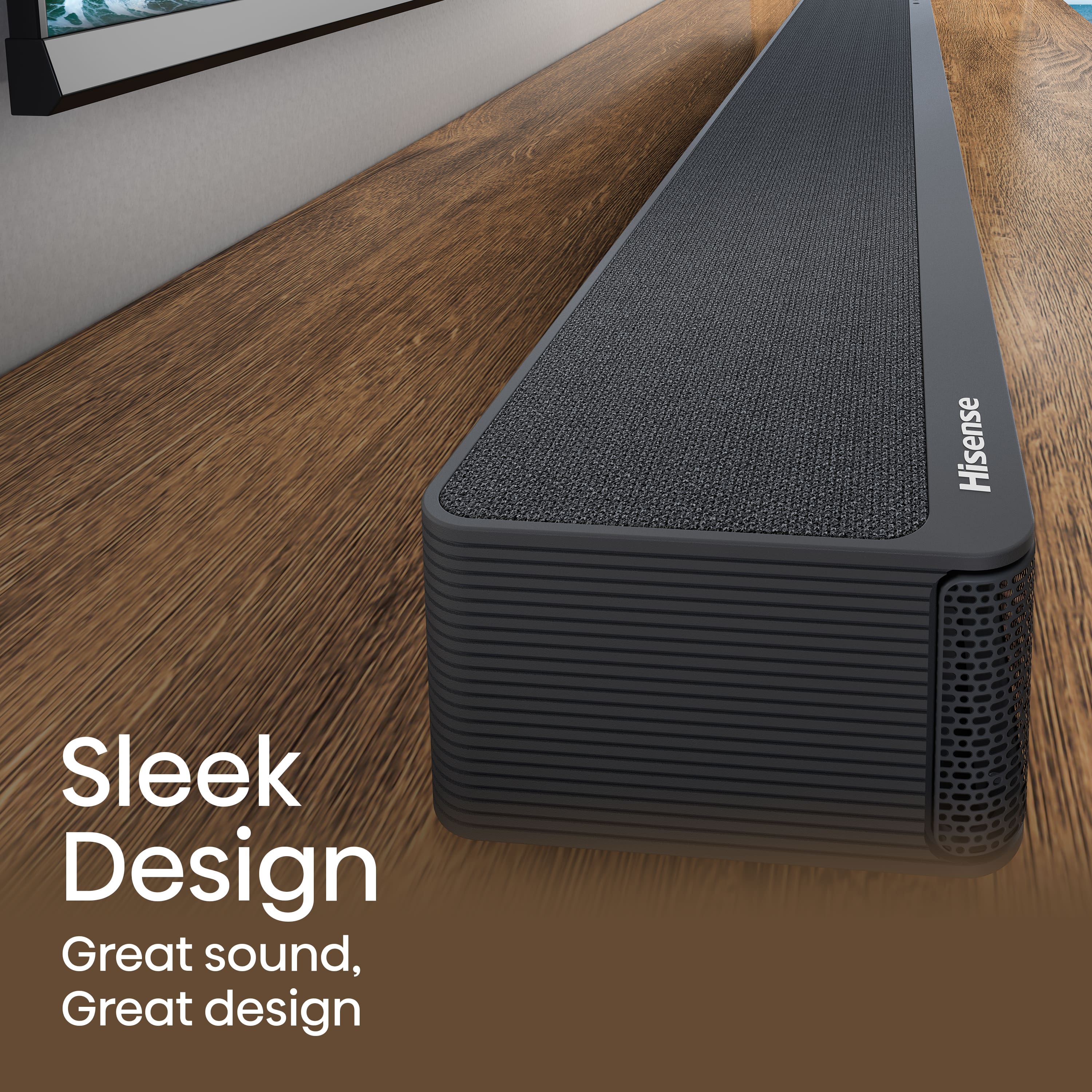 Hisense - 5.1.2 CH AX Series Dolby ATMOS Soundbar with Wireless Rear Satellite Speakers & Wireless Subwoofer - Black - Image 15