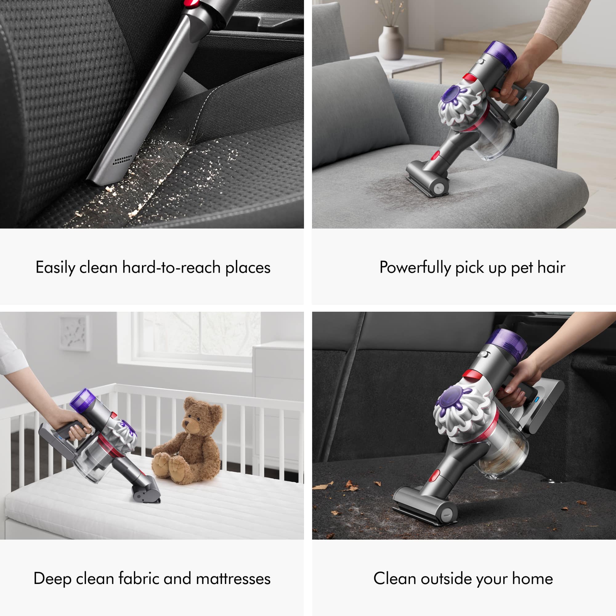 Dyson - Car+Boat Handheld Cordless Vacuum with 3 Accessories - Silver - Image 6