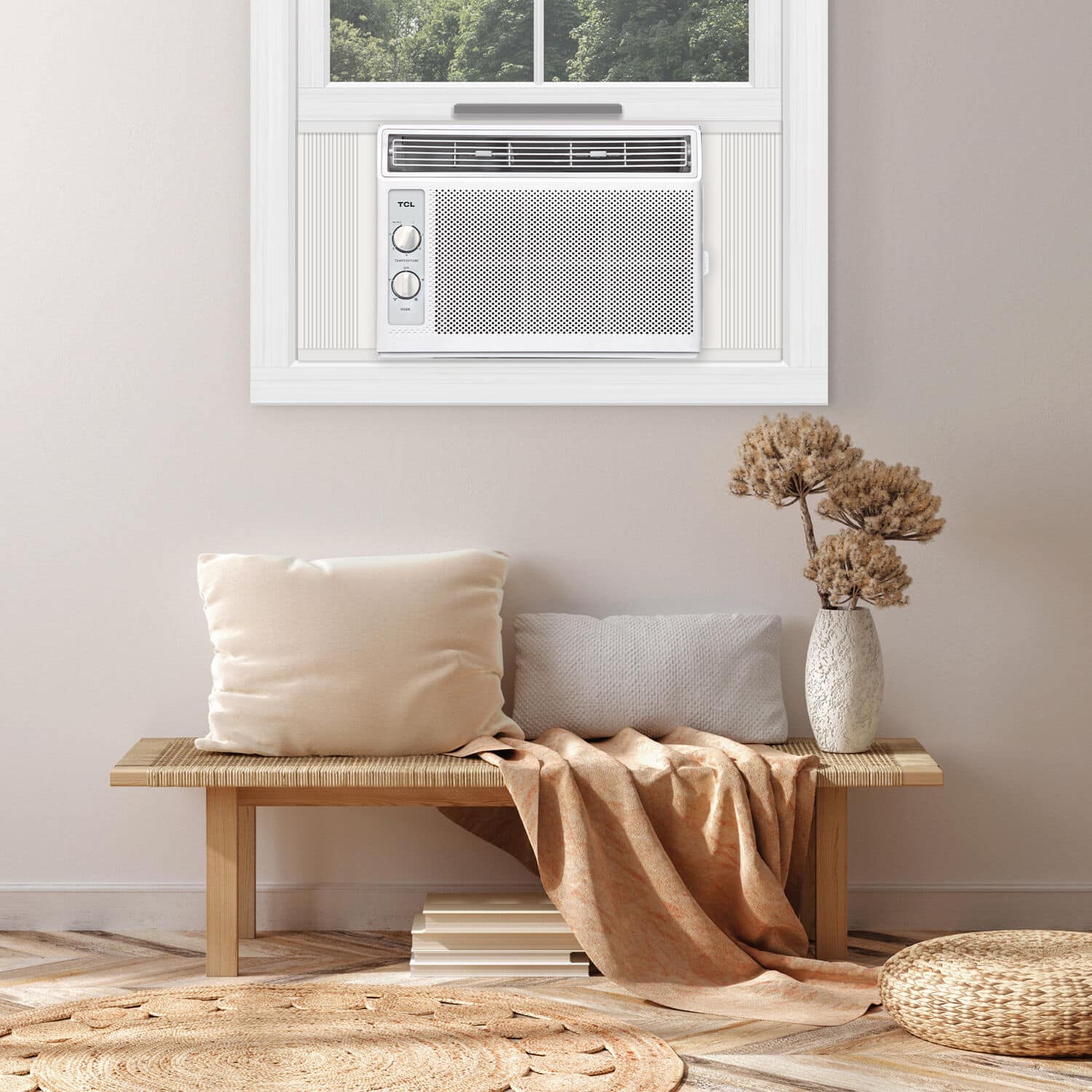 TCL - 150 Sq. Ft. 5,000 BTU Window Air Conditioner with Mechanical Controls - white - Image 9