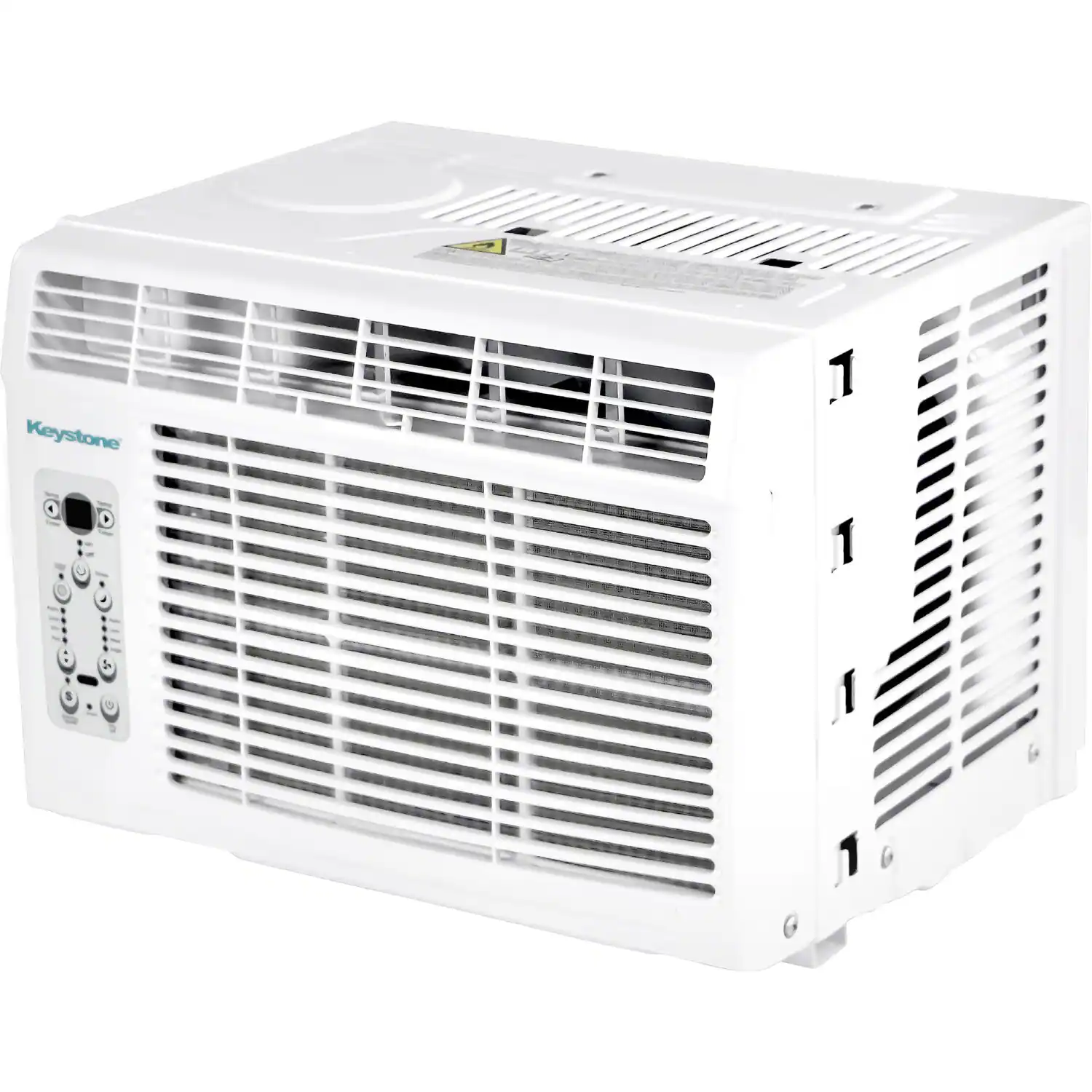 Keystone - 350 Sq. Ft 8,000 BTU Window-Mounted Air Conditioner - White - Image 2