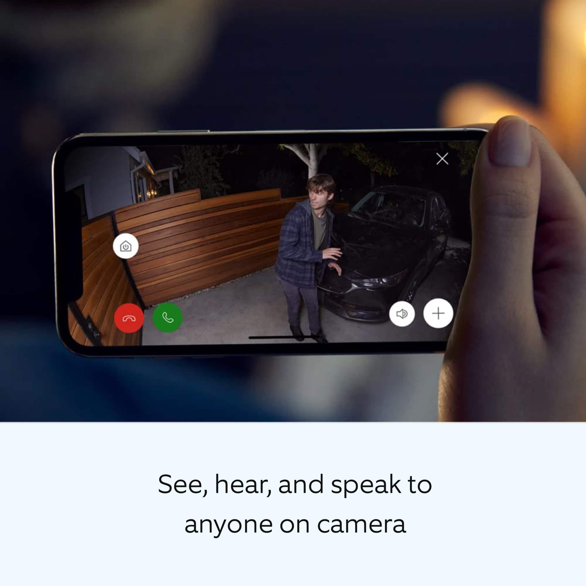 Ring - Spotlight Cam Plus Outdoor/Indoor 1080p Plug-In Surveillance Camera - Black - Image 6