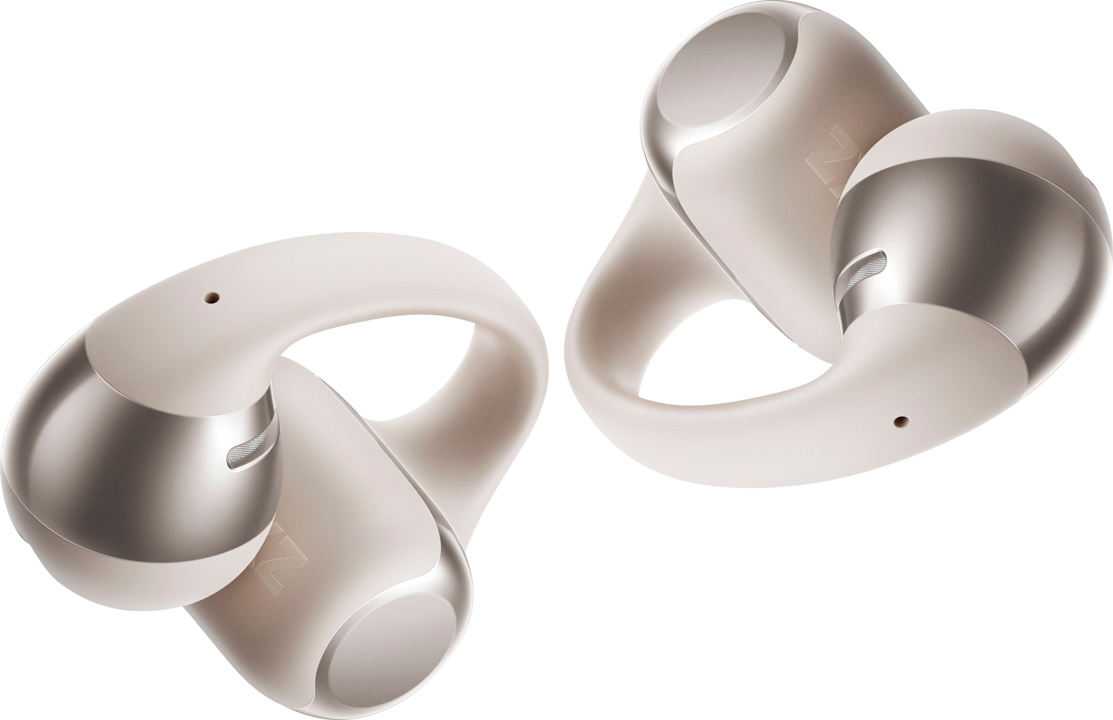 Shokz - OpenDots ONE Open-Ear Clip-On True Wireless Bluetooth Earbuds - Gray - Image 2