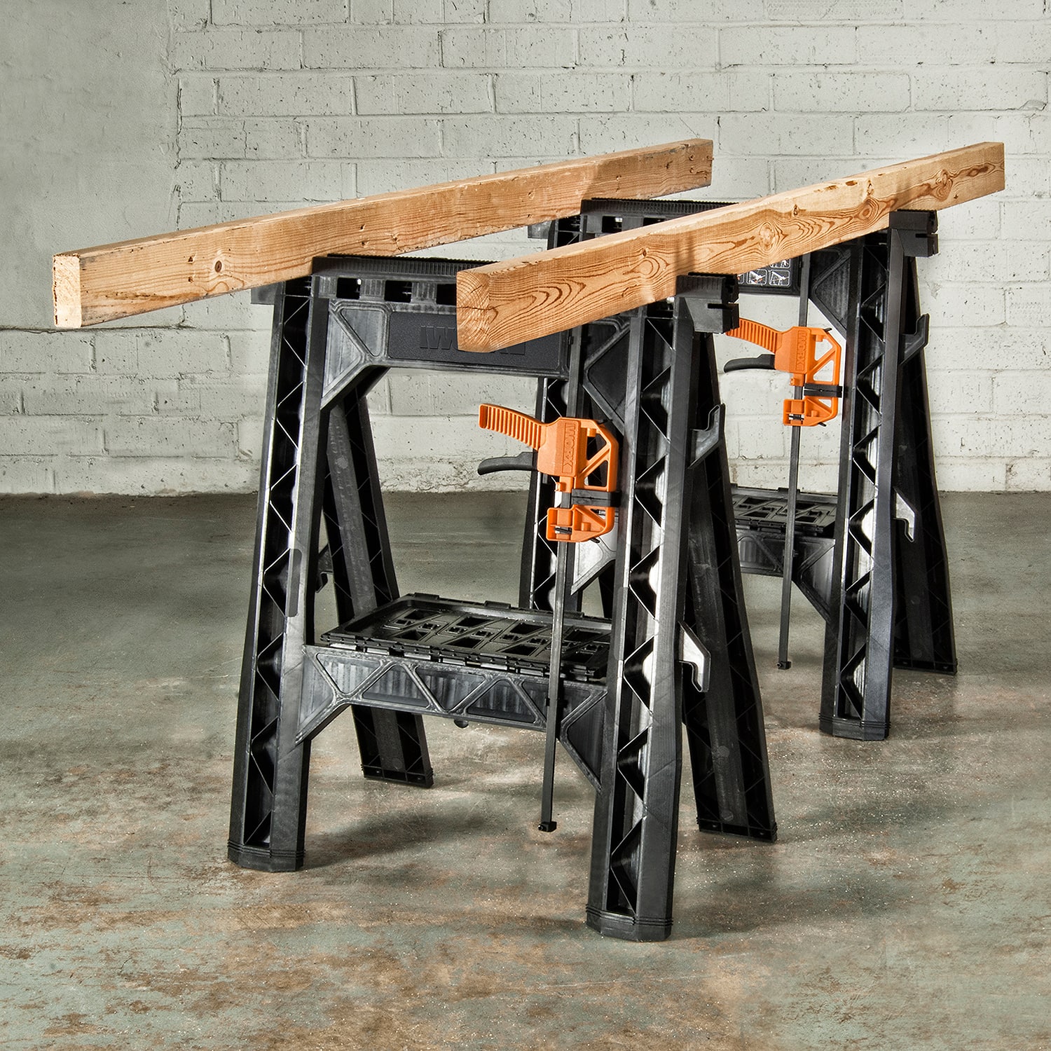 WORX - Clamping Sawhorses with Bar Clamps - Image 9